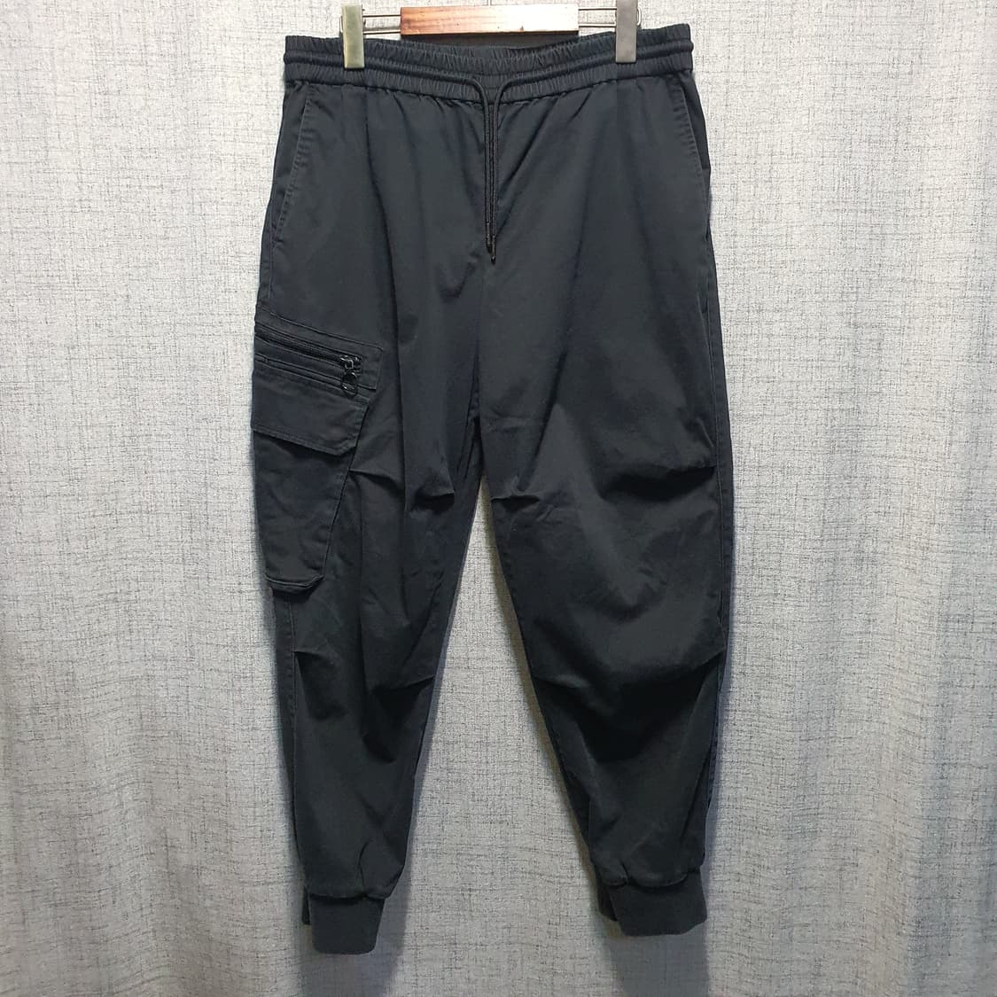 아르마니익스체인지 블랙 카고 조거 트레이닝 바지  상품이미지1