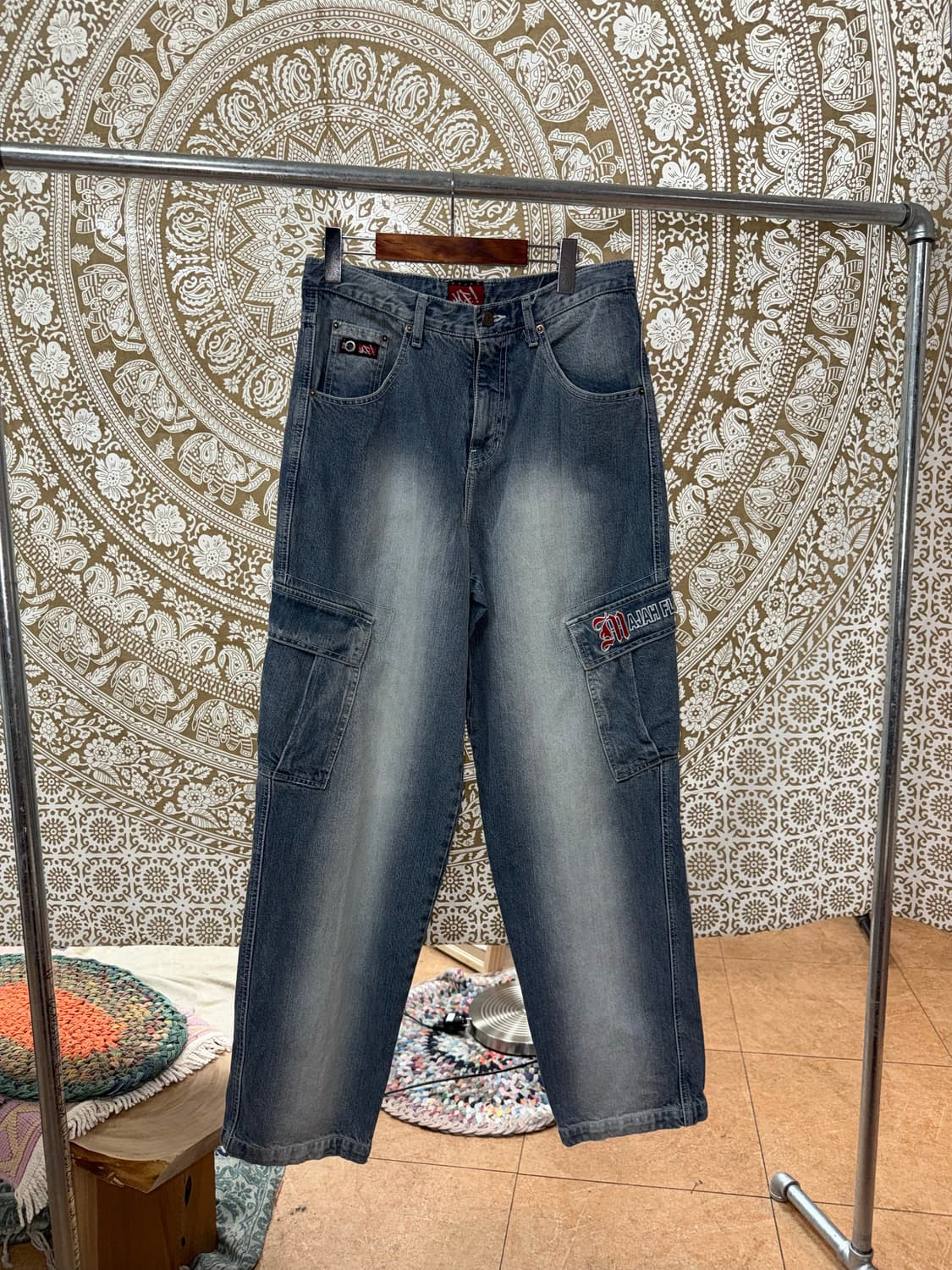 마자플라바 스트릿 연청카고데님팬츠  상품이미지3