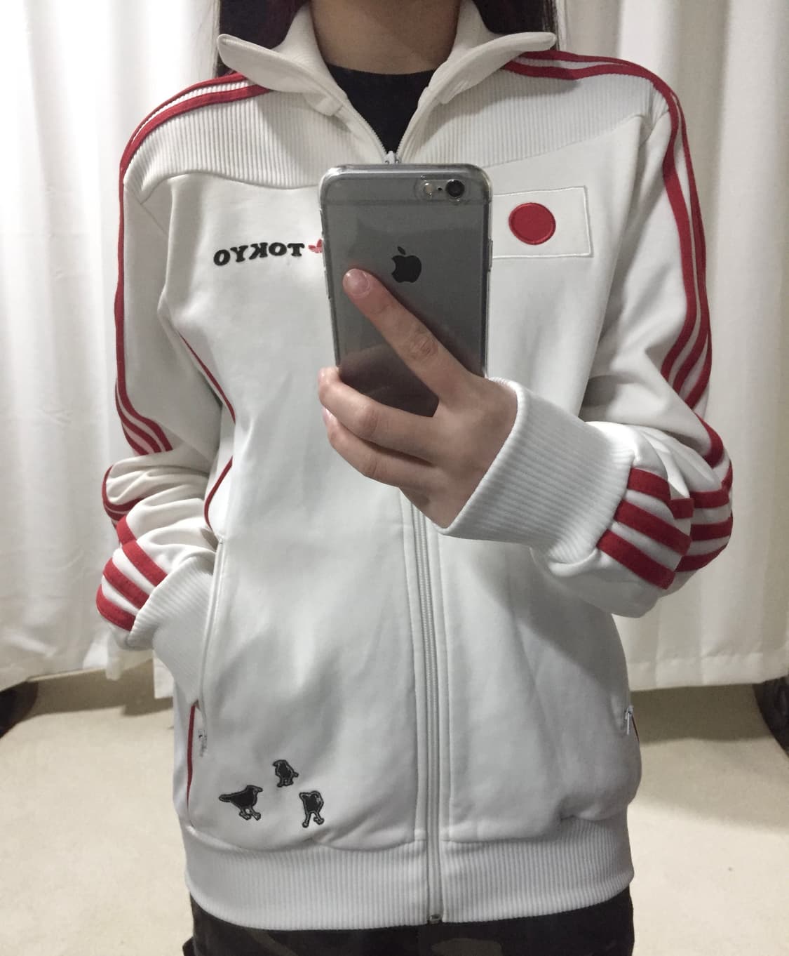 아디다스 도쿄 일본 흰빨 져지 트랙탑 95 상품이미지1