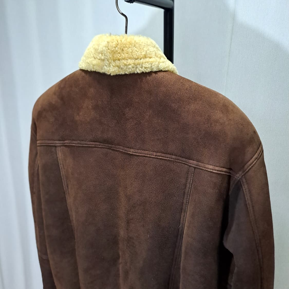 (택포) 진도 양가죽 양털 범버 자켓 105 B374 상품이미지5