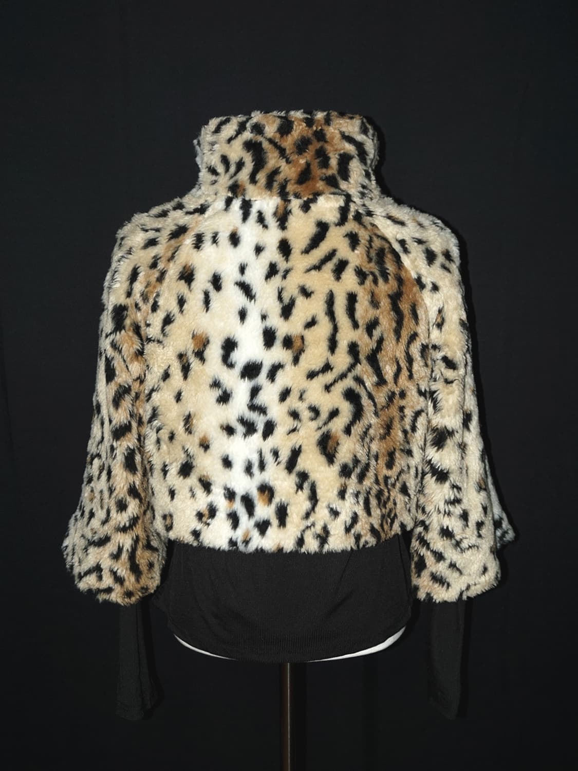 (ank rouge) leopard gyaru fur jacket  상품이미지6