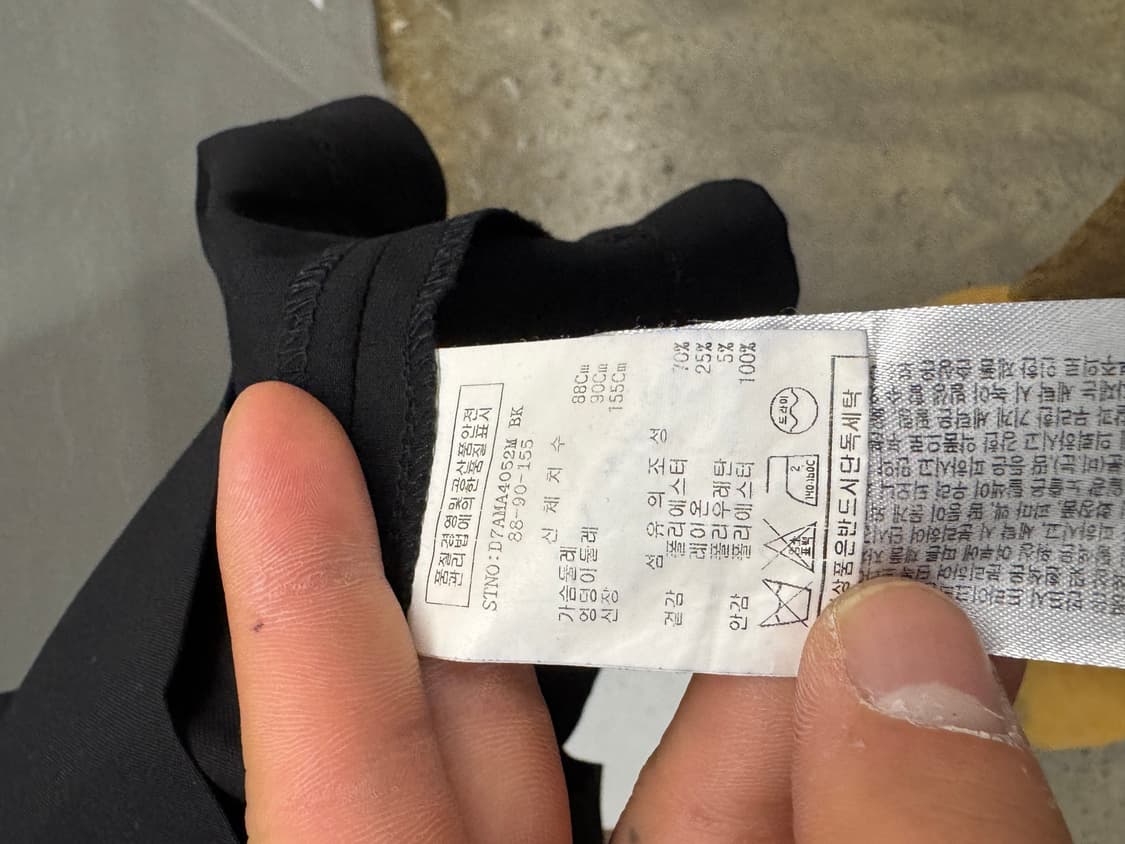 DEBB블랙 끈나시 미니 원피스  상품이미지4