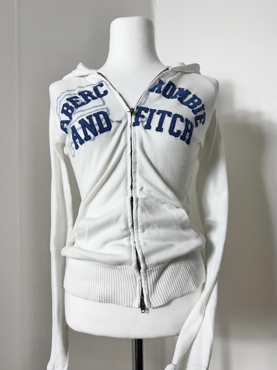 아베크롬비 흰파 후드집업 상품이미지2