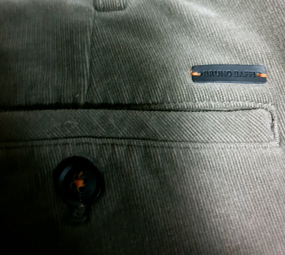 BRUNO BAFFI 면혼방 코듀로이 혜비 팬츠 연카키 (33) 상품이미지4