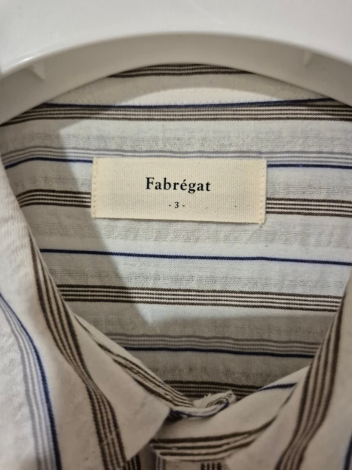 [파브레가] 노이 멀티 스트라이프 셔츠 3사이즈 상품이미지3