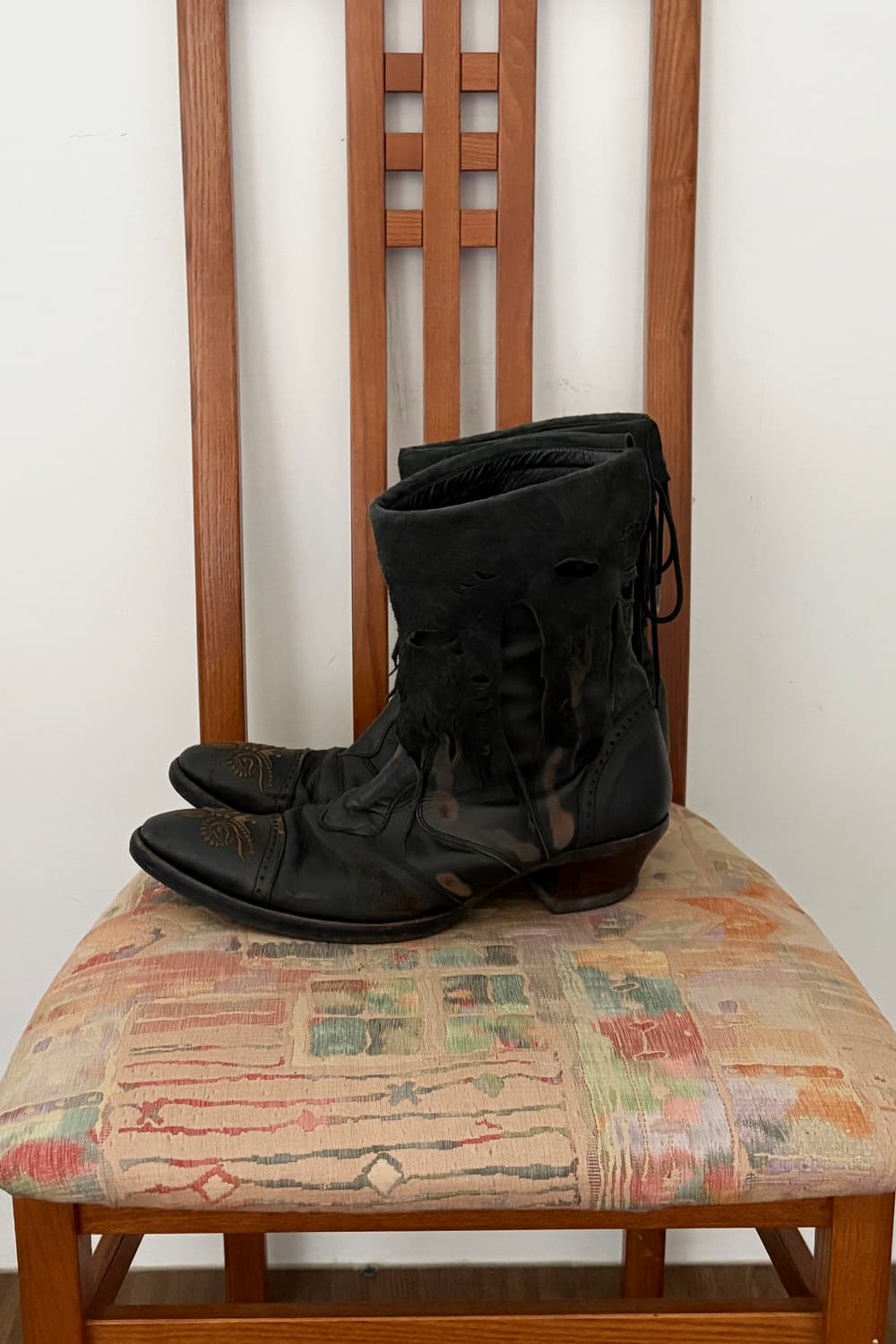Alfredo Bannister Fringe Western Boots 상품이미지5