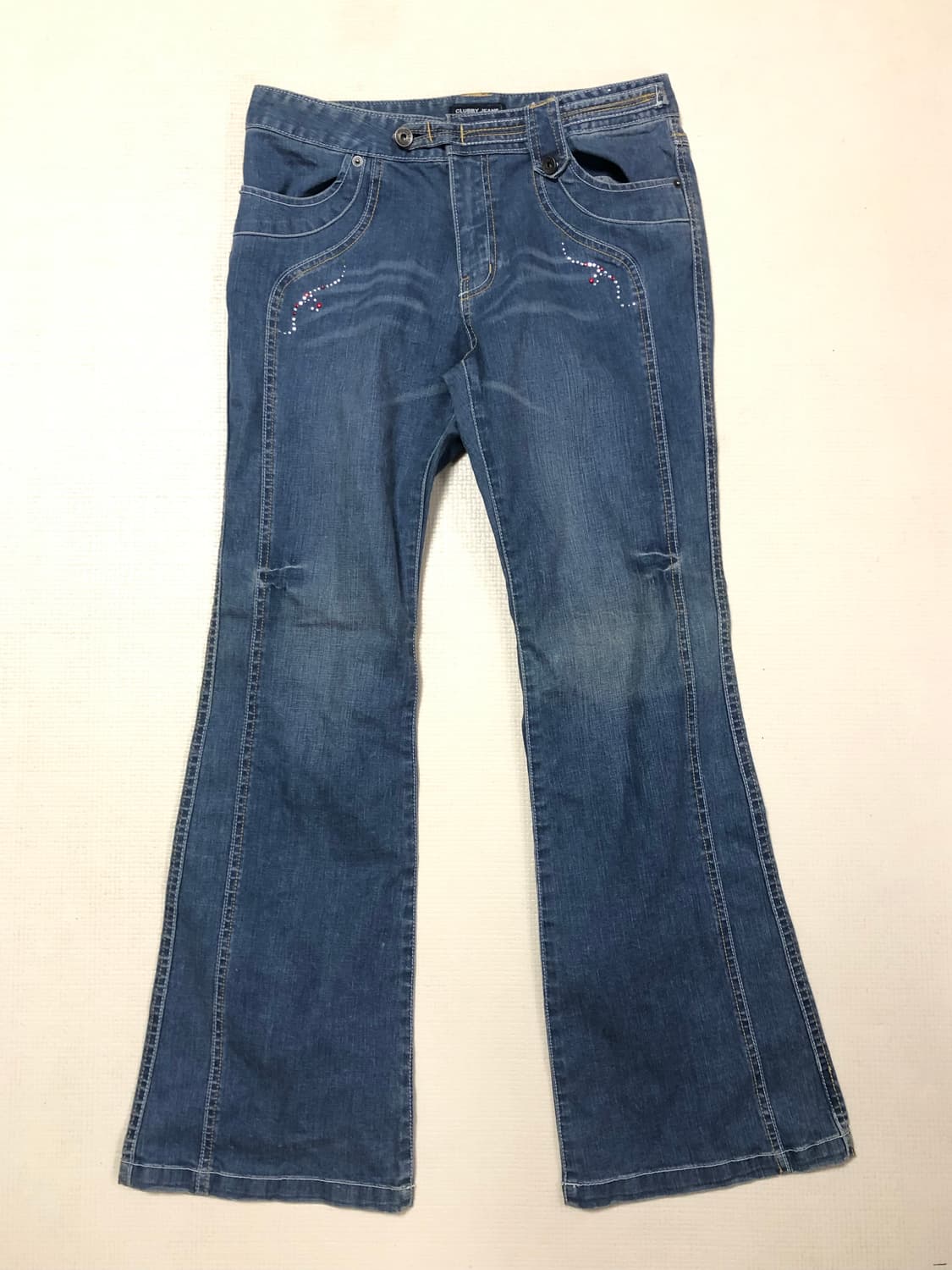 빈티지 데님 큐빅 팬츠 상품이미지8