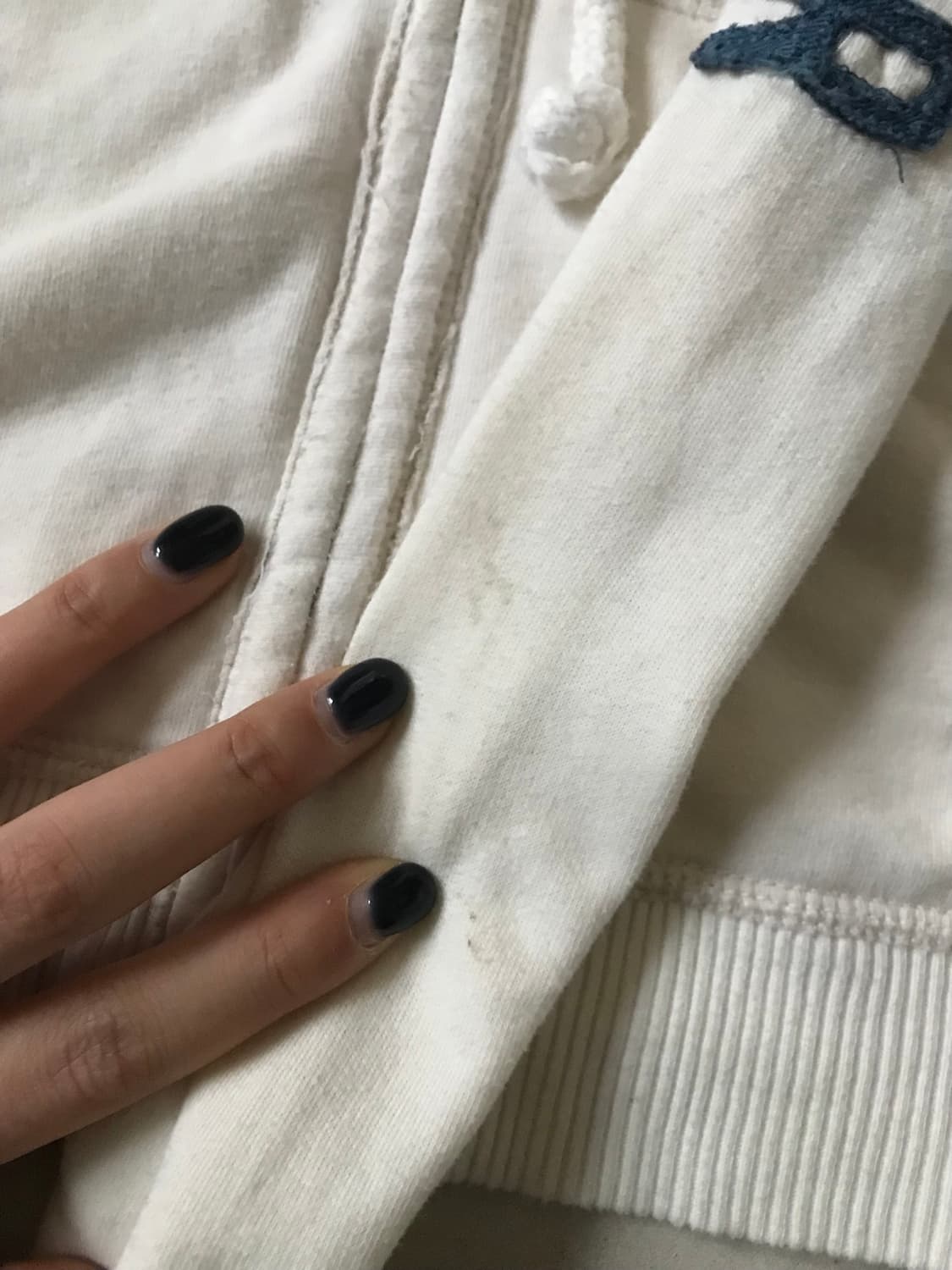 홀리스터 아이보리 딱붙핏 후드집업 상품이미지9