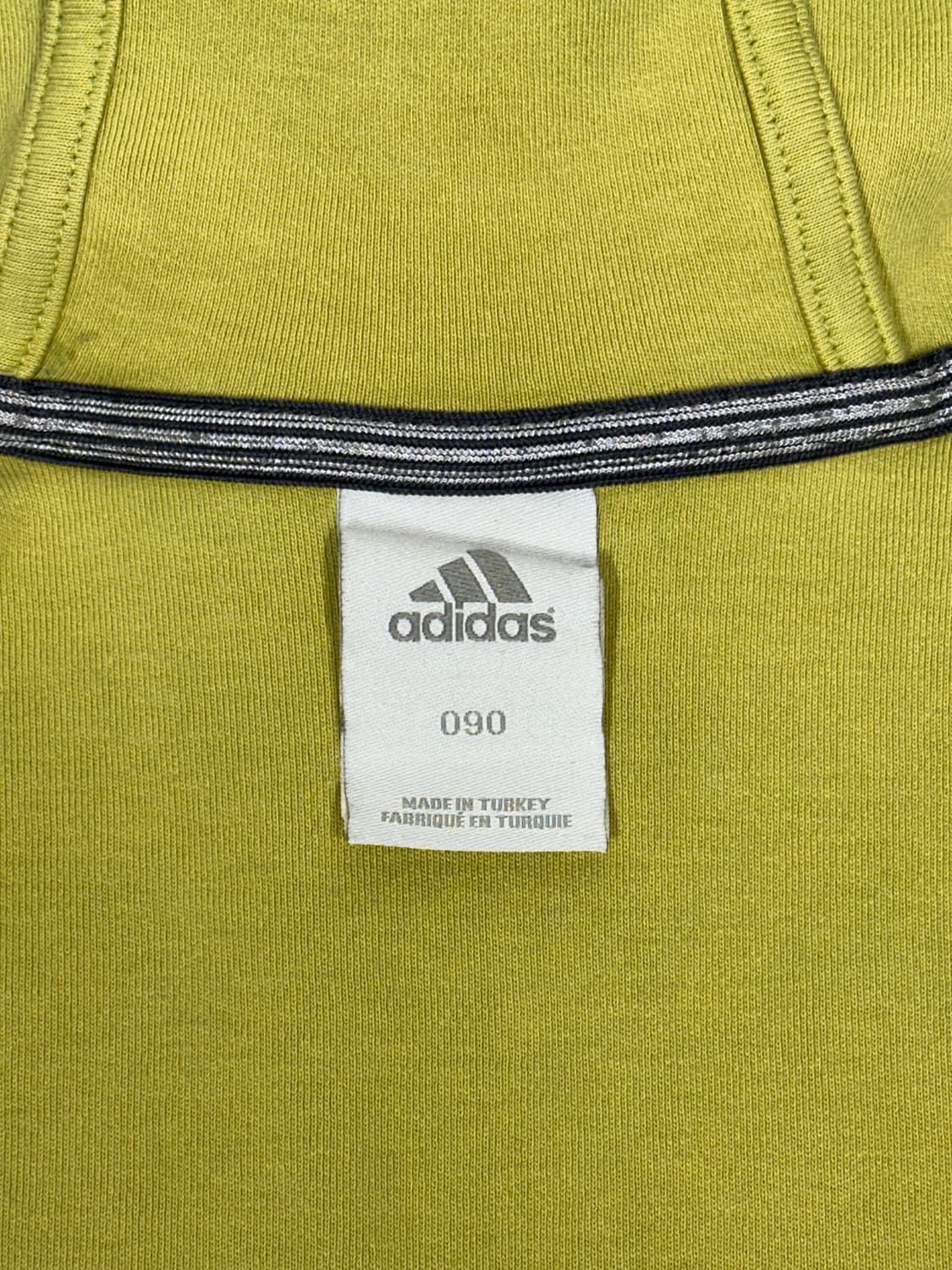 아디다스 올리브 그린 후드 딱붙핏 y2k 올드스쿨 후드집업 져지 90 상품이미지7