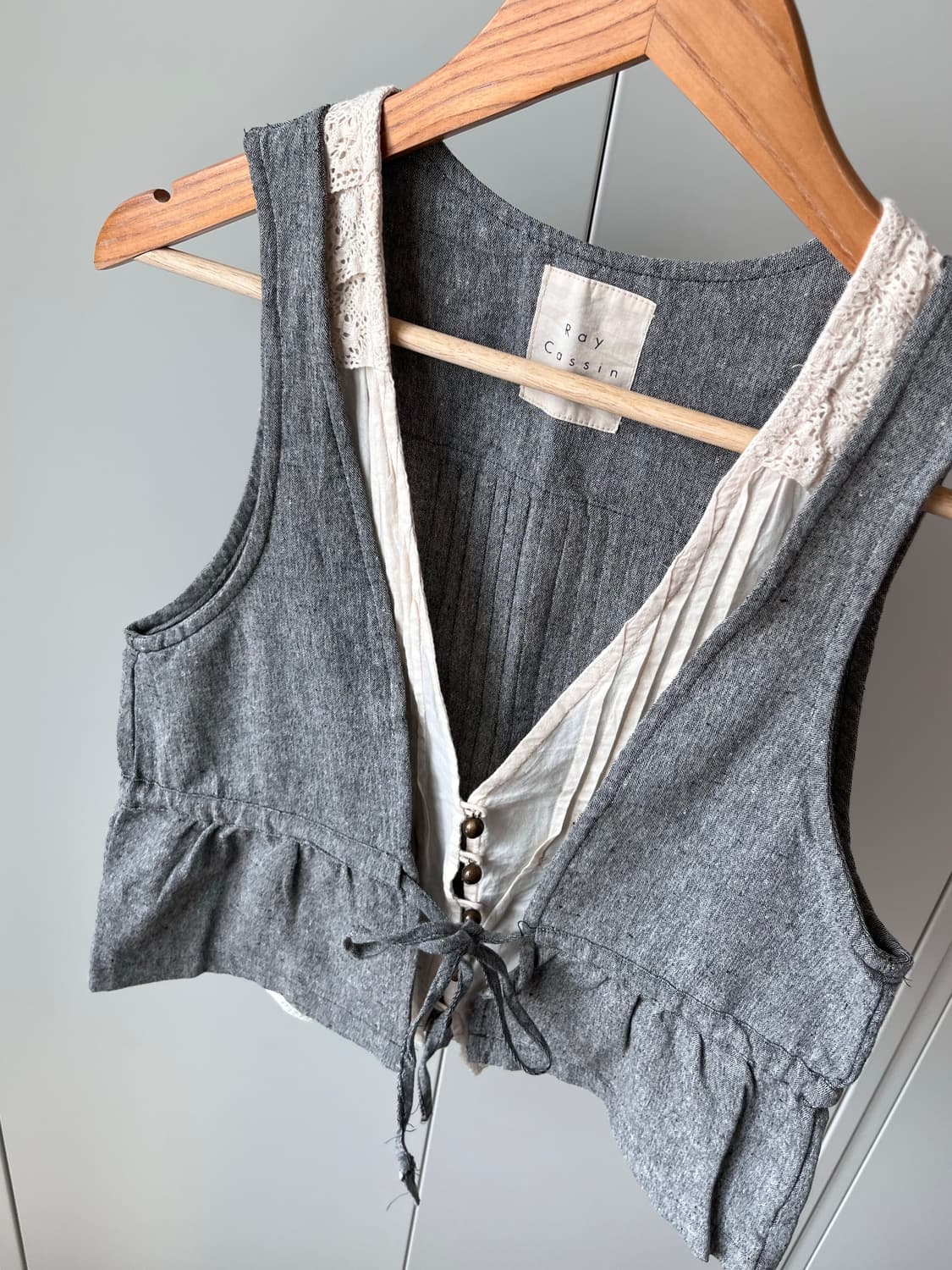 Ray cassin 레이스 바선생 레이어드 슬리브리스 상품이미지9