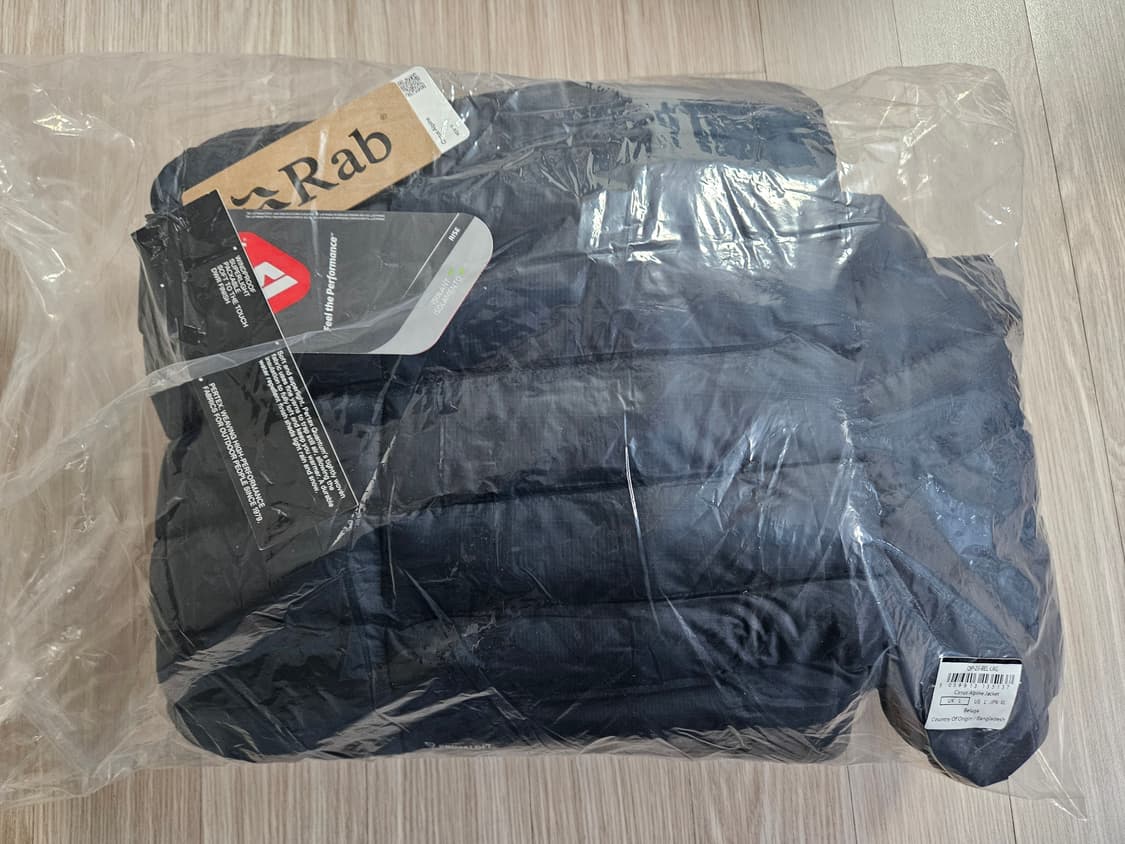 (새상품) Rab 랩 씨러스 알파인 자켓 Beluga 상품이미지4