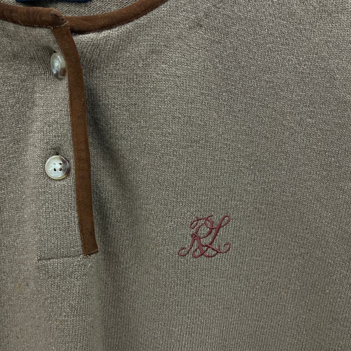 랄프 로렌 헨리넥 램스울 니트 스웨터 100 상품이미지4