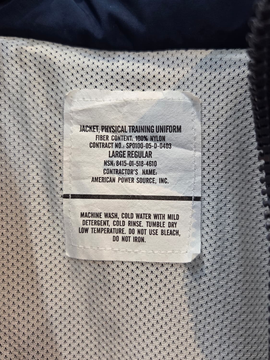 USAF ipfu jacket 미공군 바람막이 상품이미지3