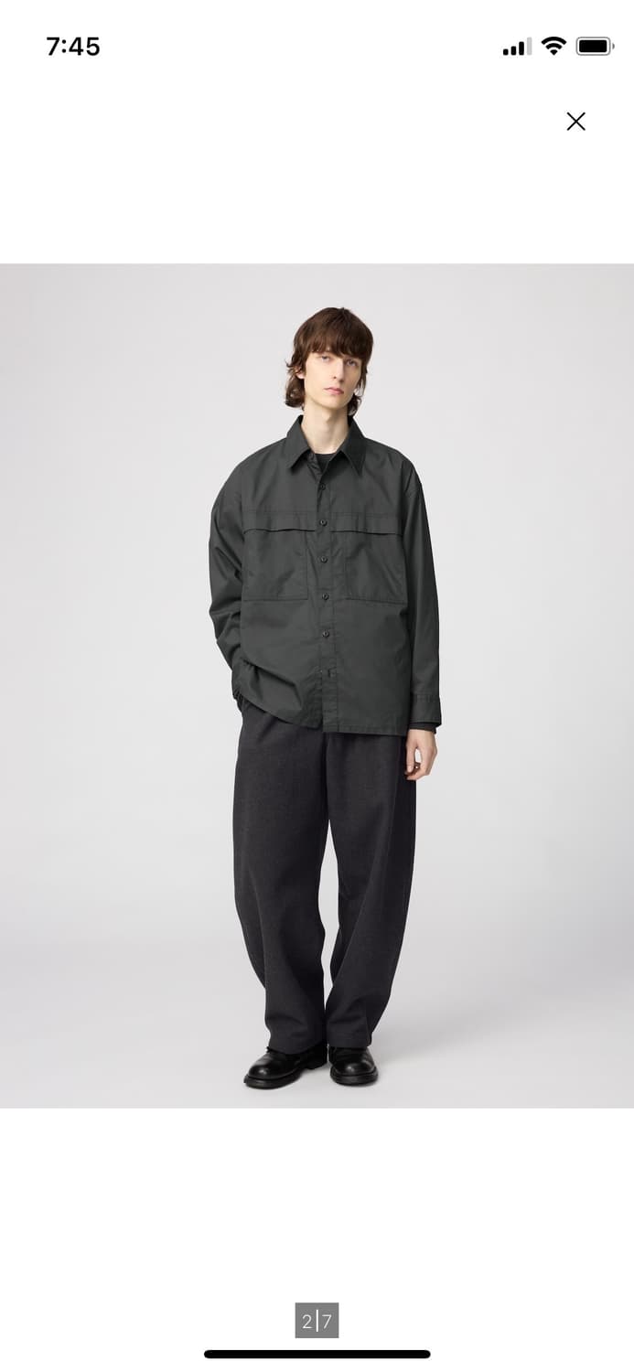 유니클로u 유틸리티오버사이즈 셔츠 상품이미지1