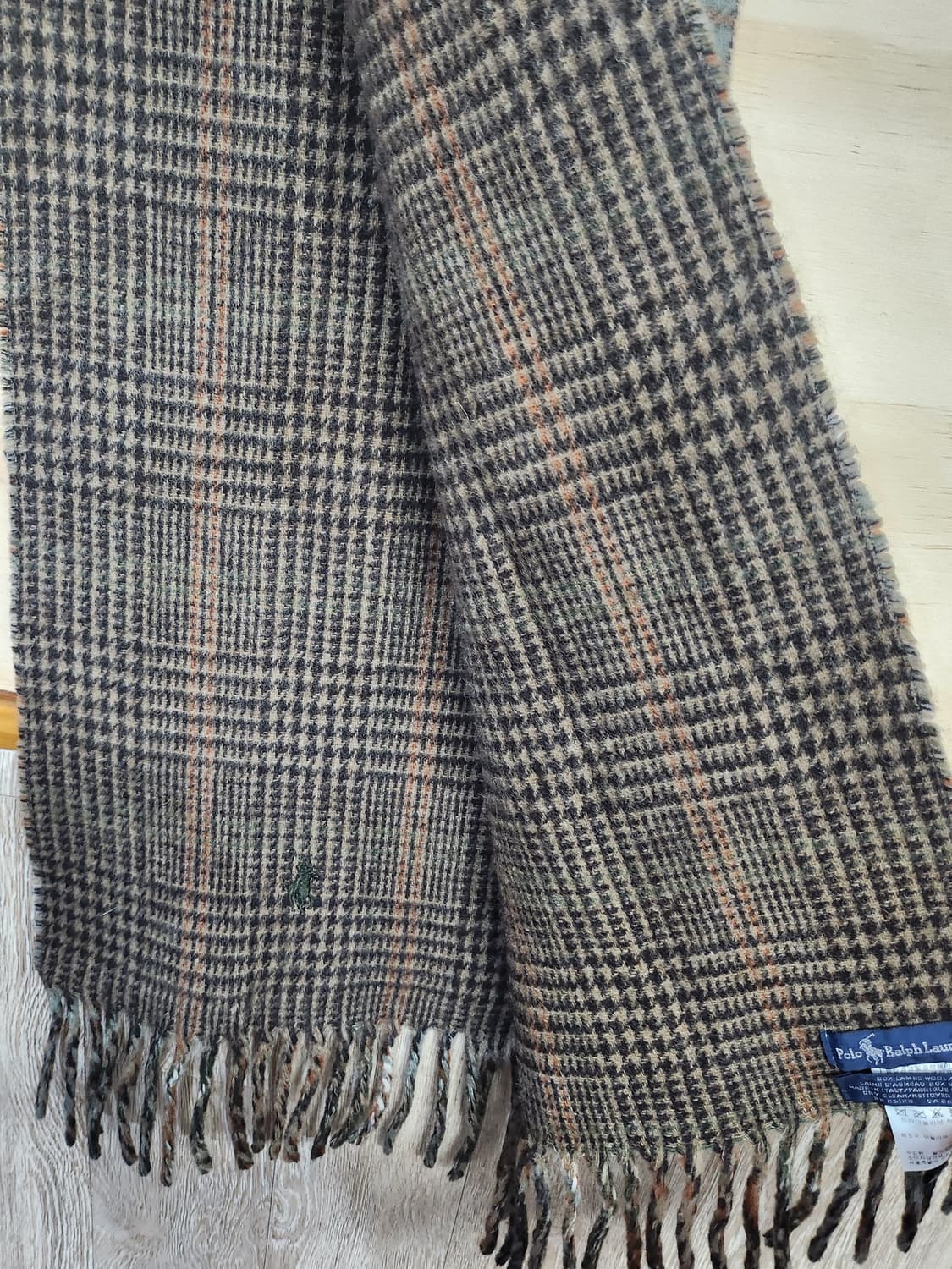 폴로 랄프로렌 체크 목도리 상품이미지4