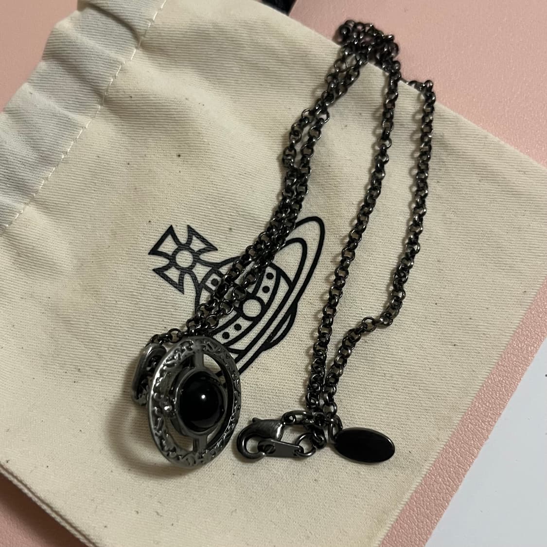 비비안웨스트우드 오리엔탈 orb 블랙 목걸이 상품이미지7