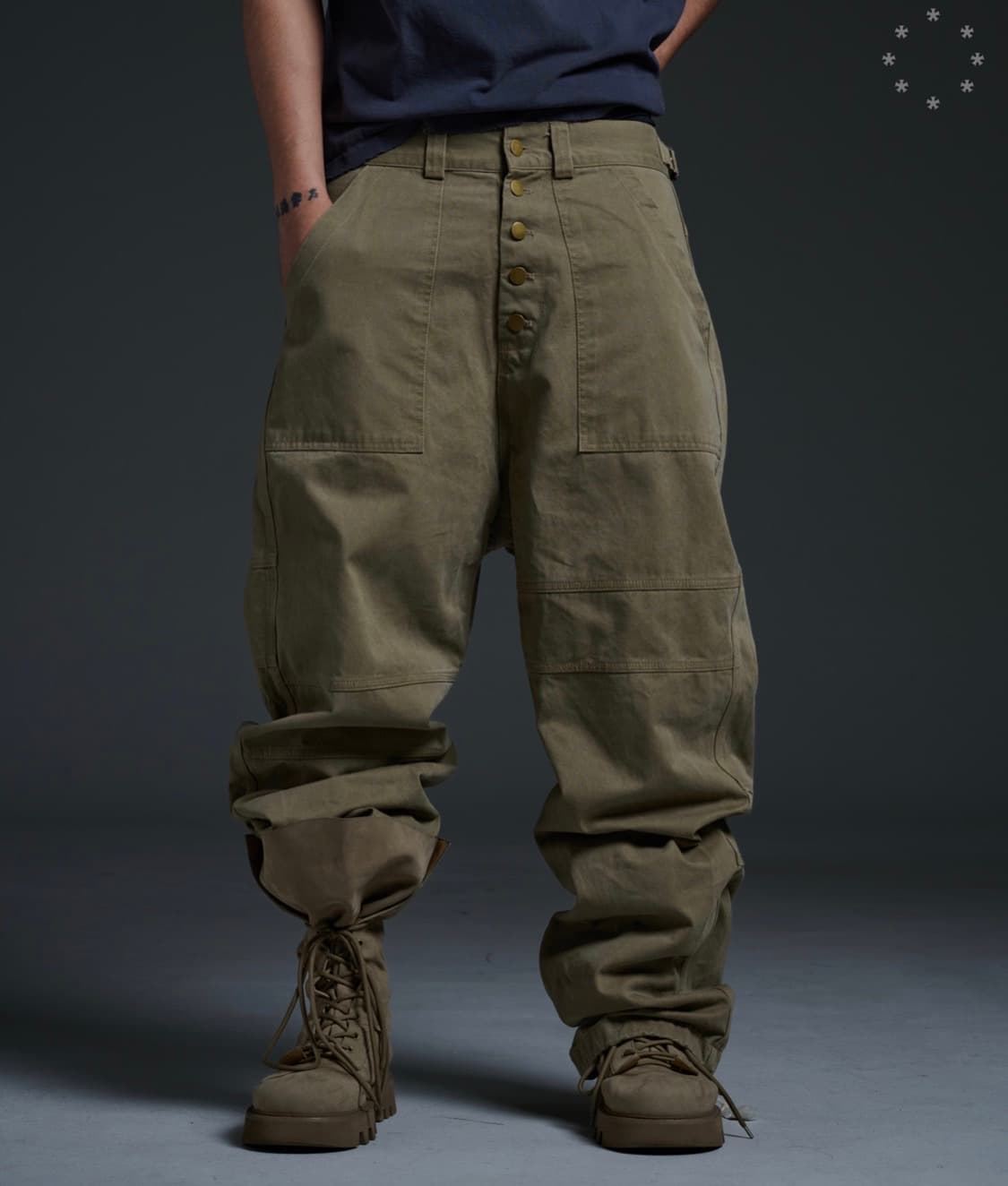 wapworks w117 워크팬츠 베이지 상품이미지1