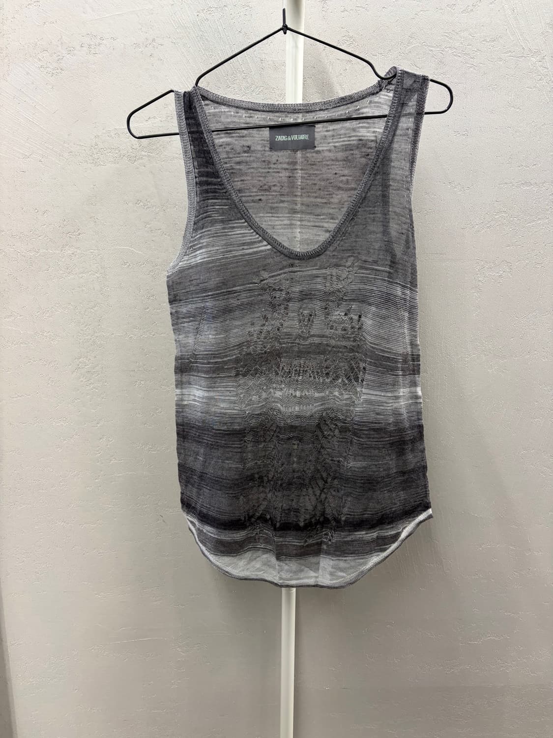 쟈딕앤볼테르 그레이 민소매 S 상품이미지2