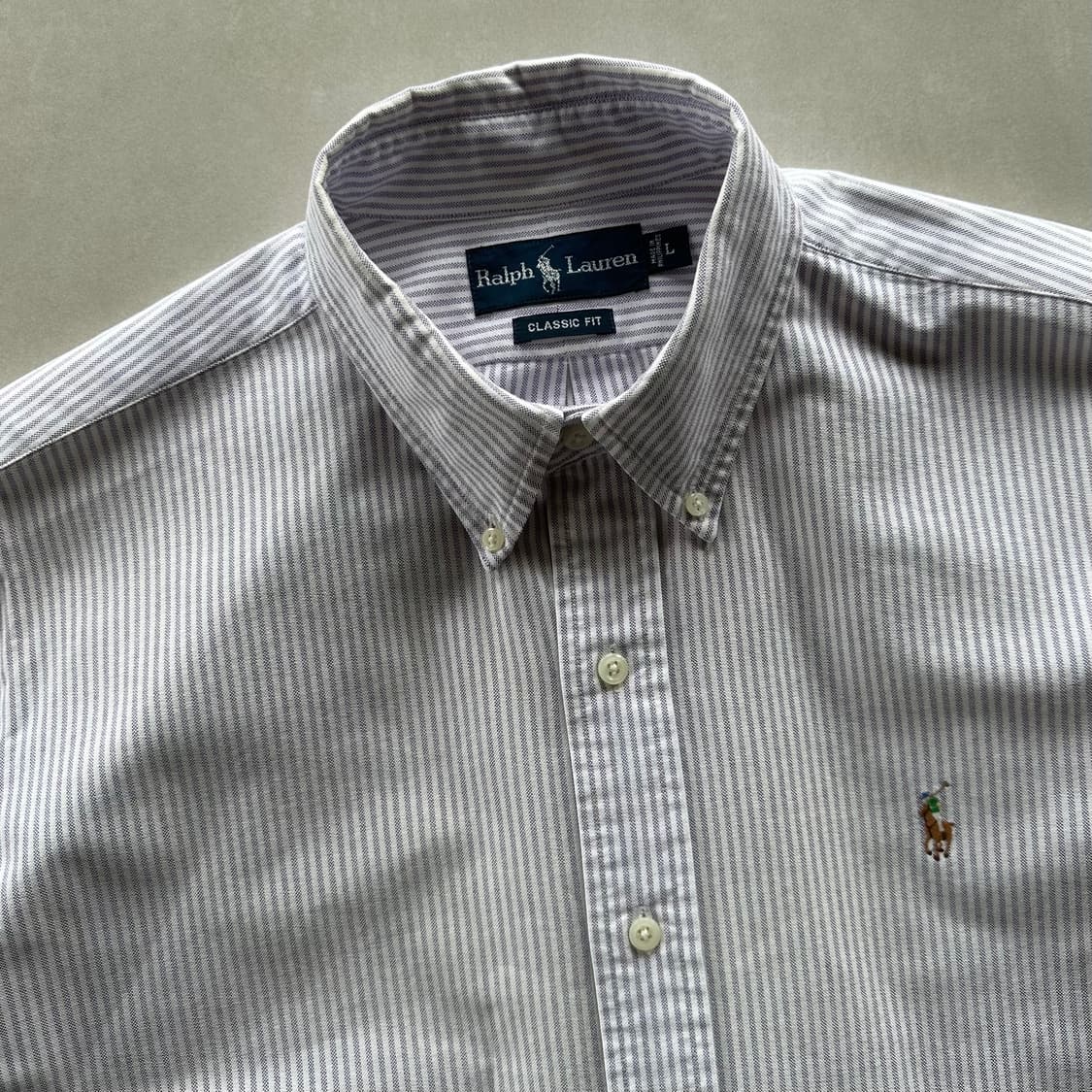 [L]폴로 랄프로렌 클래식핏 옥스포드 스트라이프 셔츠 상품이미지8