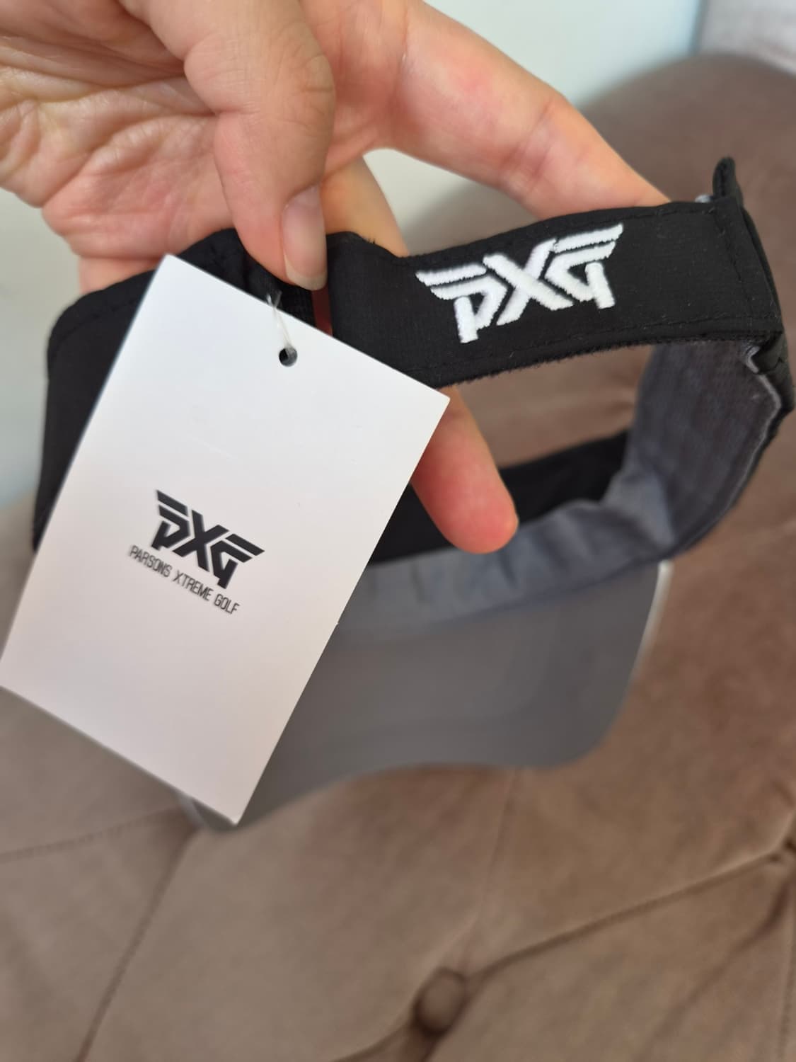 새제품)PXG 블랙 로고 선바이져 선캡 골프모자 상품이미지5