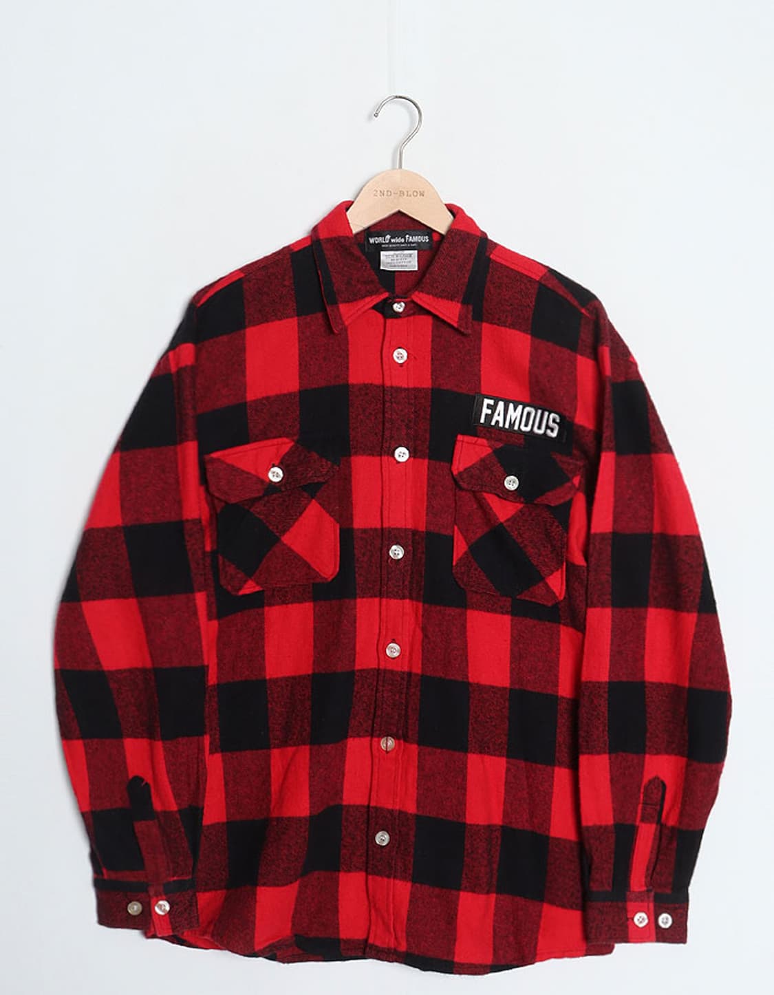  WORLD side FAMOUS BuffaloCheck Flannel 상품이미지1