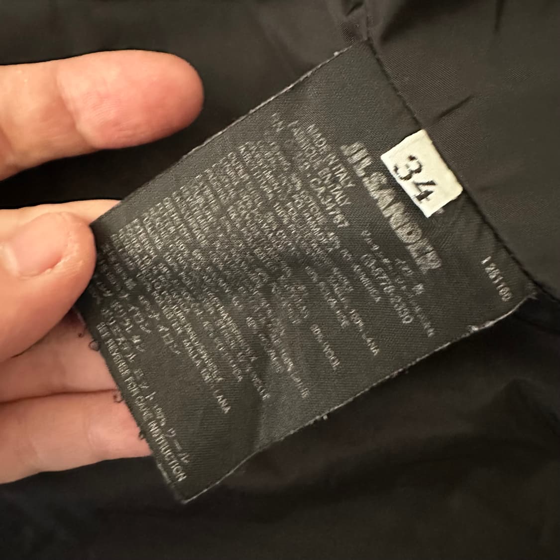 질샌더 jil sander 가디건 혼합 패딩 상품이미지9