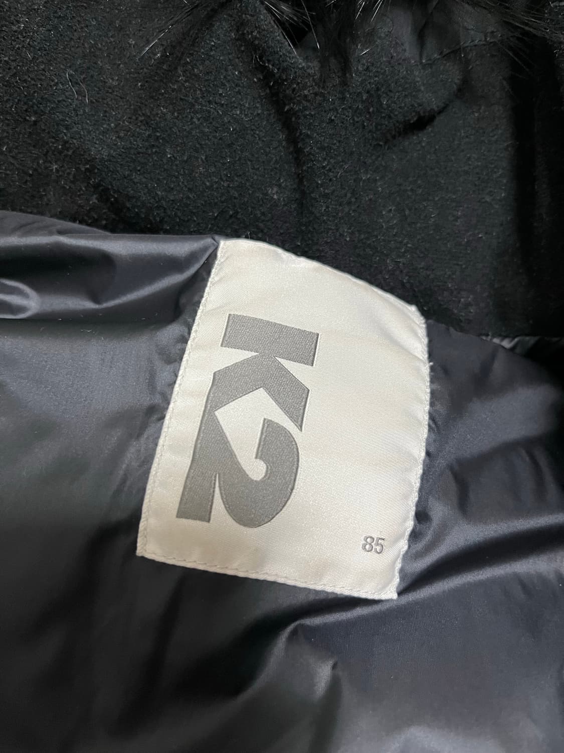 에눌가능 K2 롱패딩 블랙 / 사이즈 85 (S) 상품이미지3