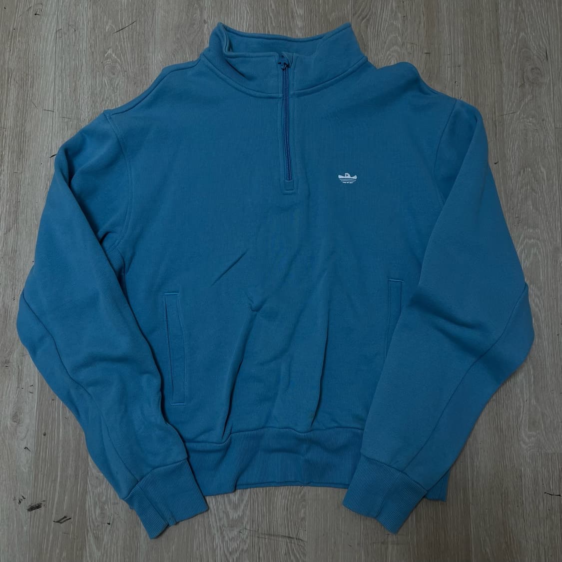 아디다스 X 마크곤잘레스 하프집업 맨투맨 [코랄 블루] M/95 상품이미지1