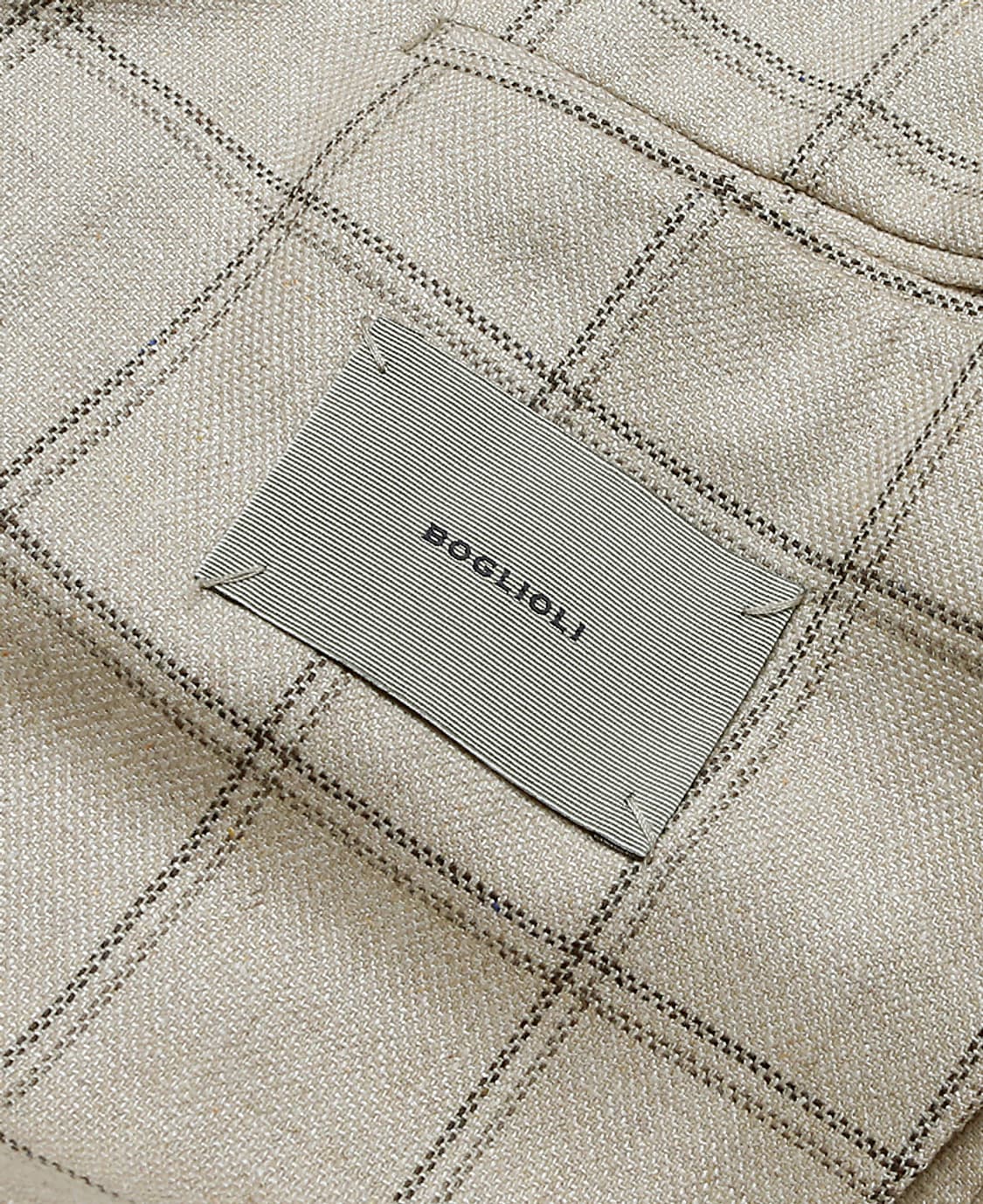 볼리올리 [Boglioli] 럭셔리 세타 실크 & 울 체크 스포츠 자켓 상품이미지5