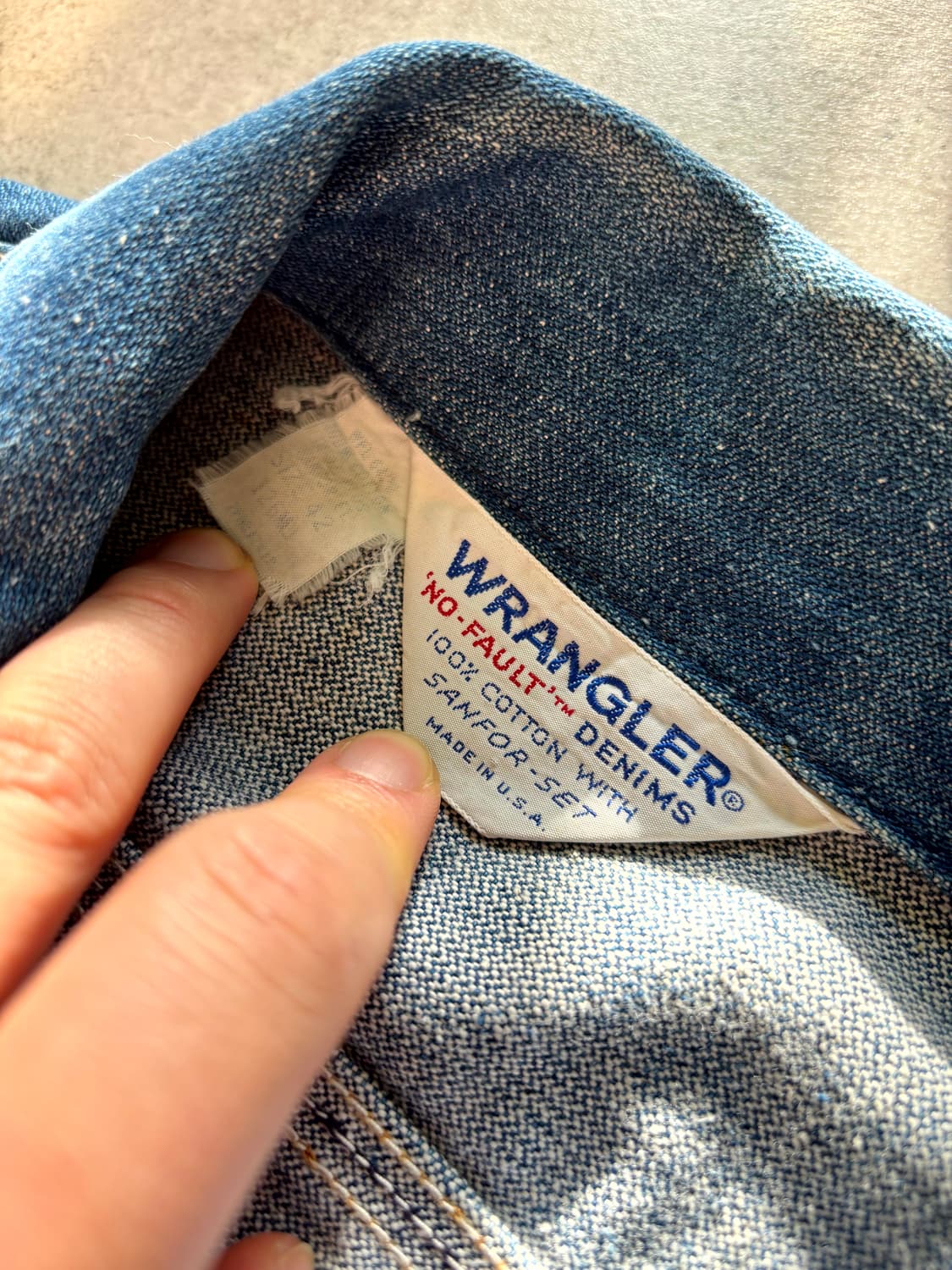 70's 랭글러 M125 데님 트러커 자켓 42 상품이미지8