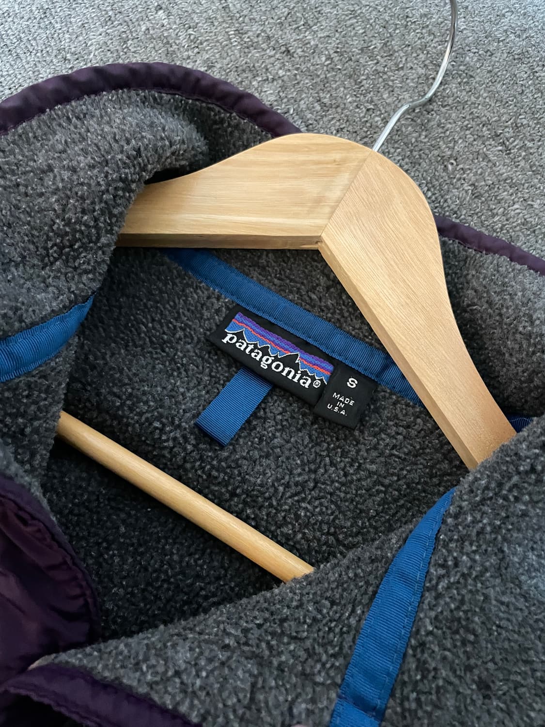 [S]90s USA 파타고니아 신칠라 스냅티 상품이미지3