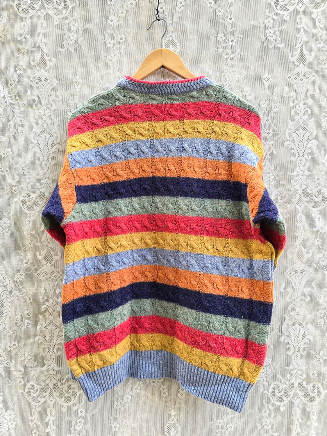 90s 오스발도 브루니 케이블 니트  (made in italy) 상품이미지5