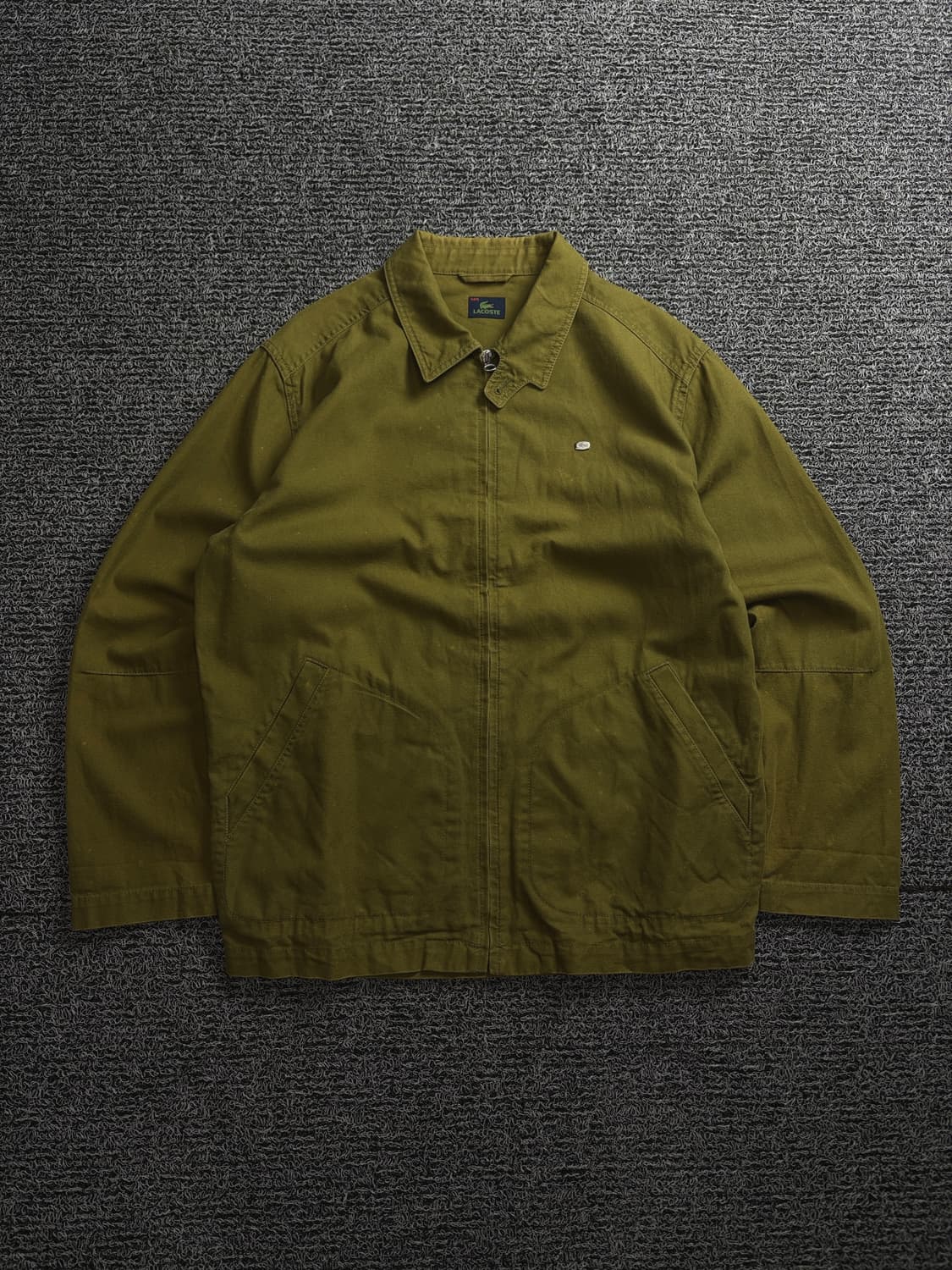 라코스테 금장로고 트윌 코튼 미니멀 스윙톱 자켓 1470 상품이미지2