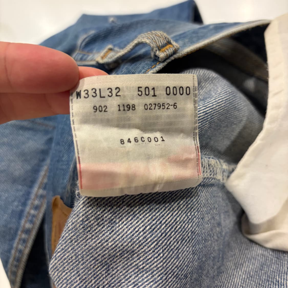 [33x32] 90s 리바이스 501 데님 청바지 팬츠 D899 상품이미지9