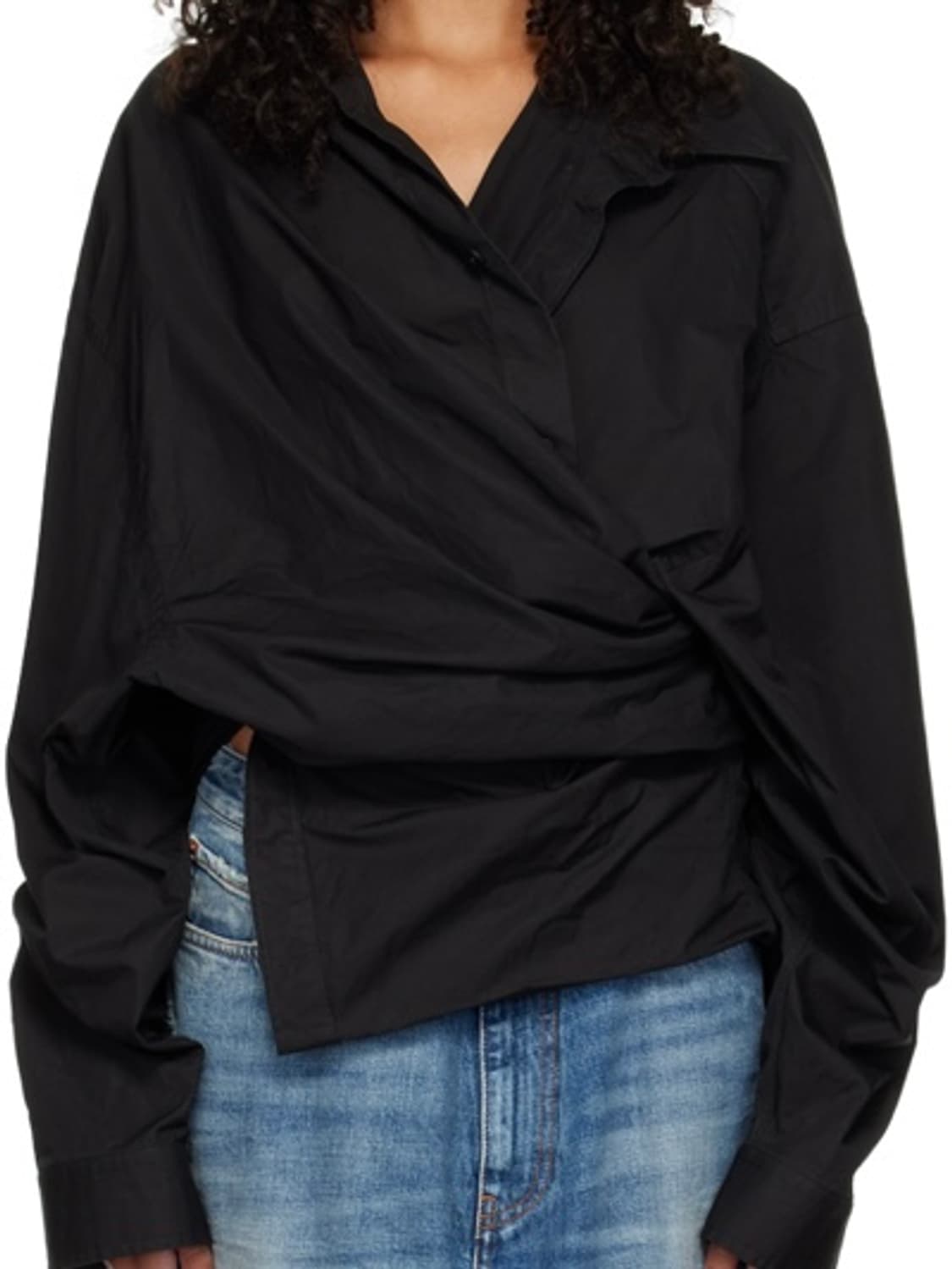 발렌시아가 코튼 랩 셔츠 상품이미지2