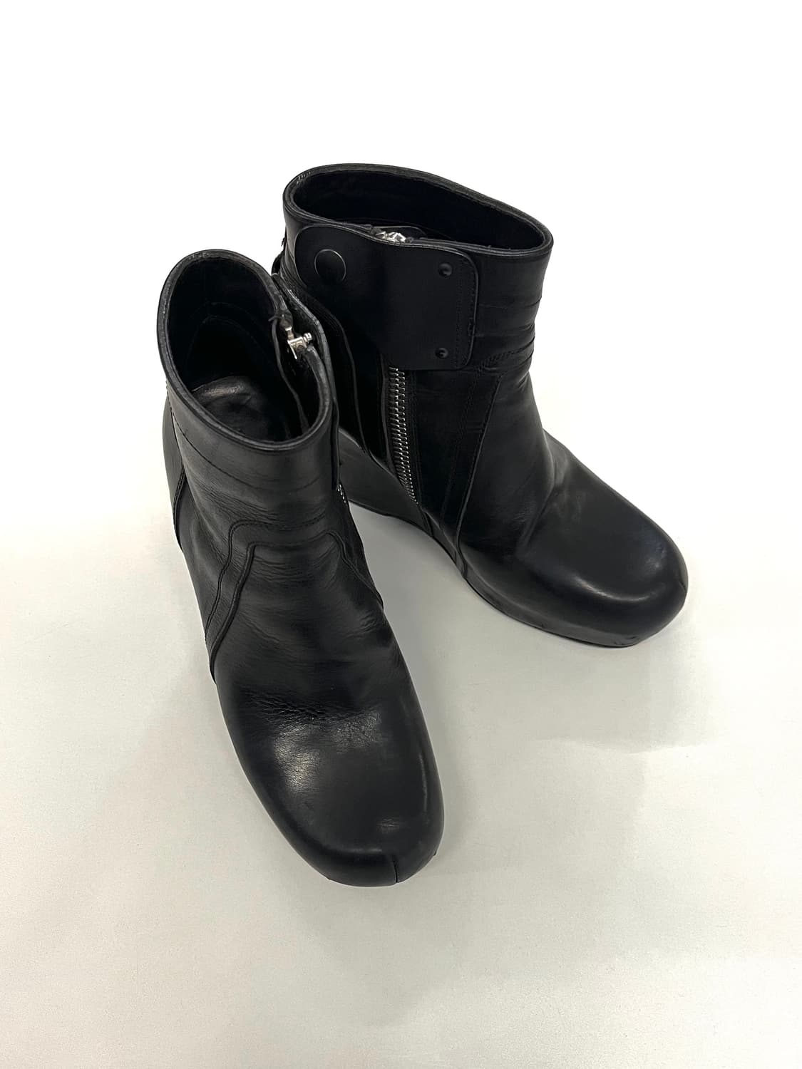 릭오웬스 레더 웨지부츠 상품이미지2