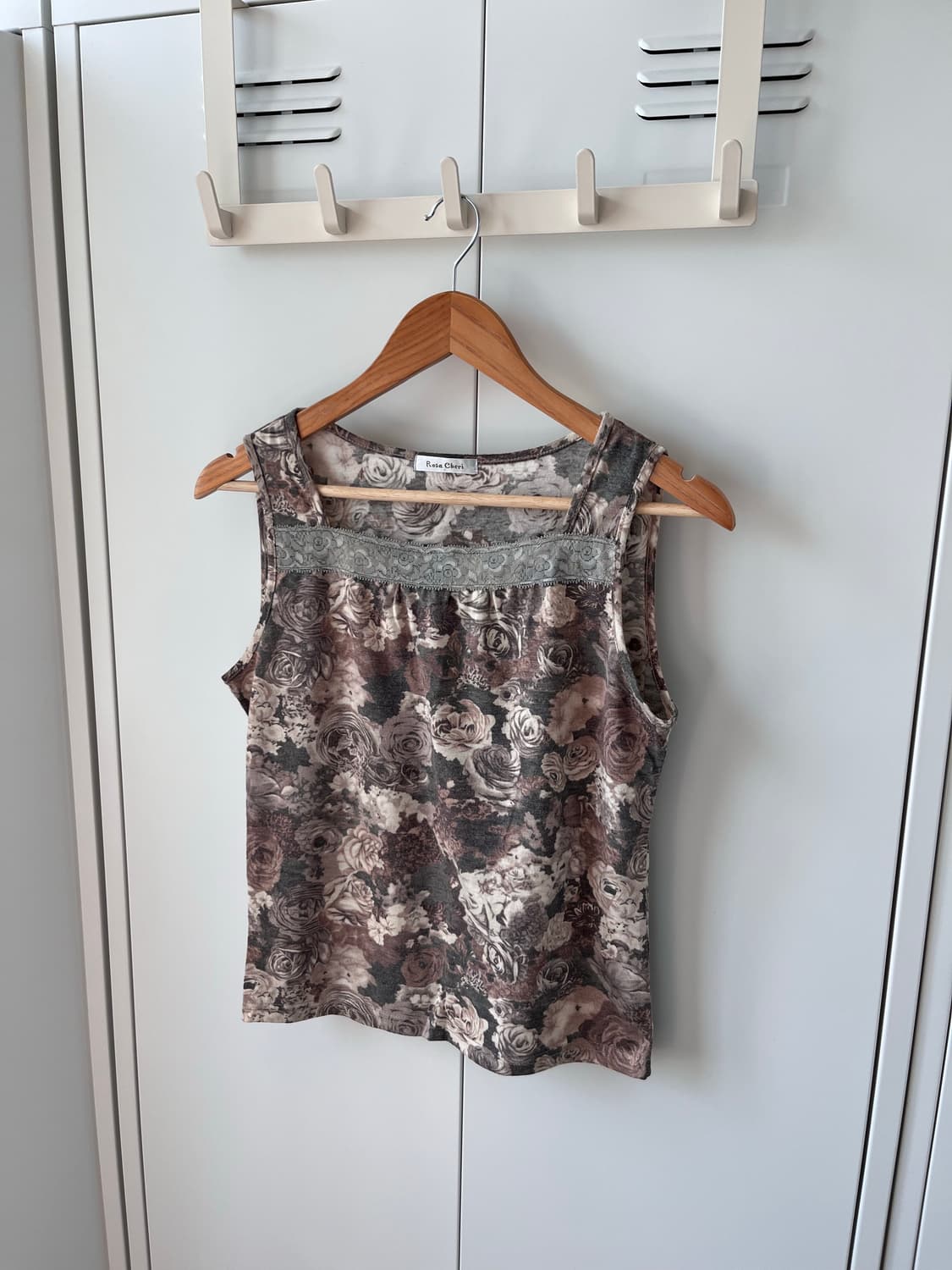 Rosa cheri 로사체리 장미 레이스 스퀘어넥 슬리브리스 상품이미지2