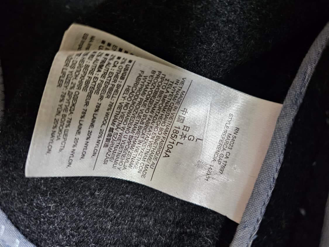 GAP 떡볶이 코트 L 다크 그레이 상품이미지5