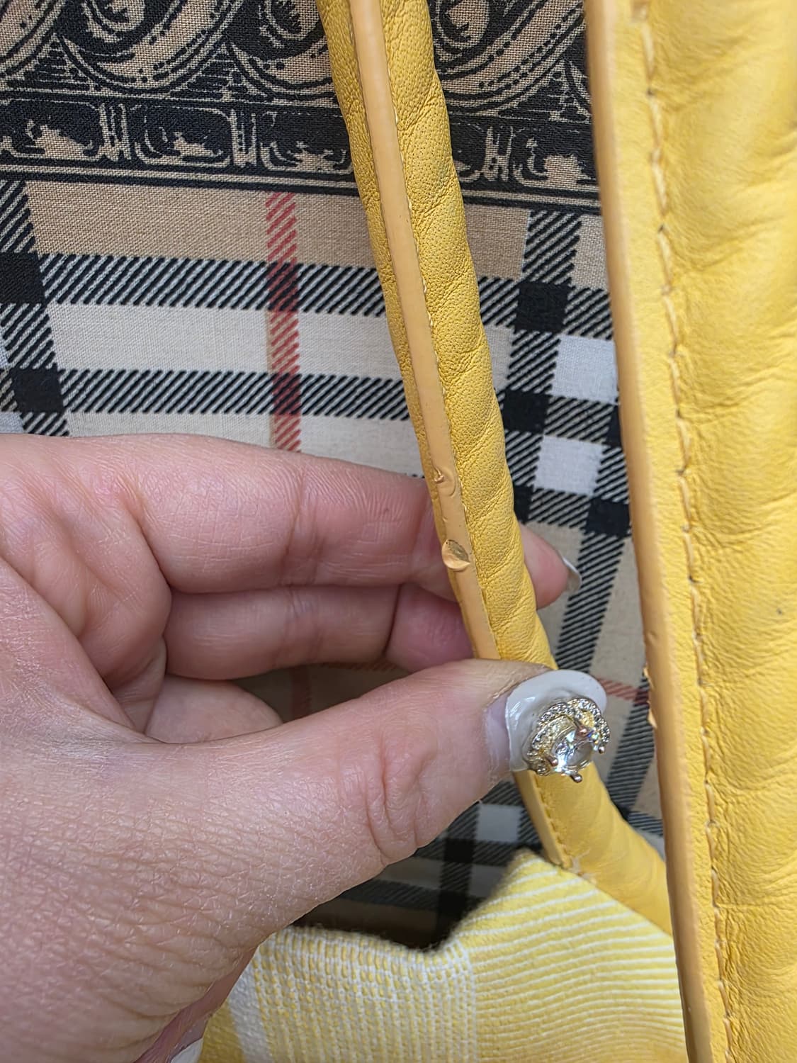 쿠론 COURONNE 스트라이프 숄더백 상품이미지6