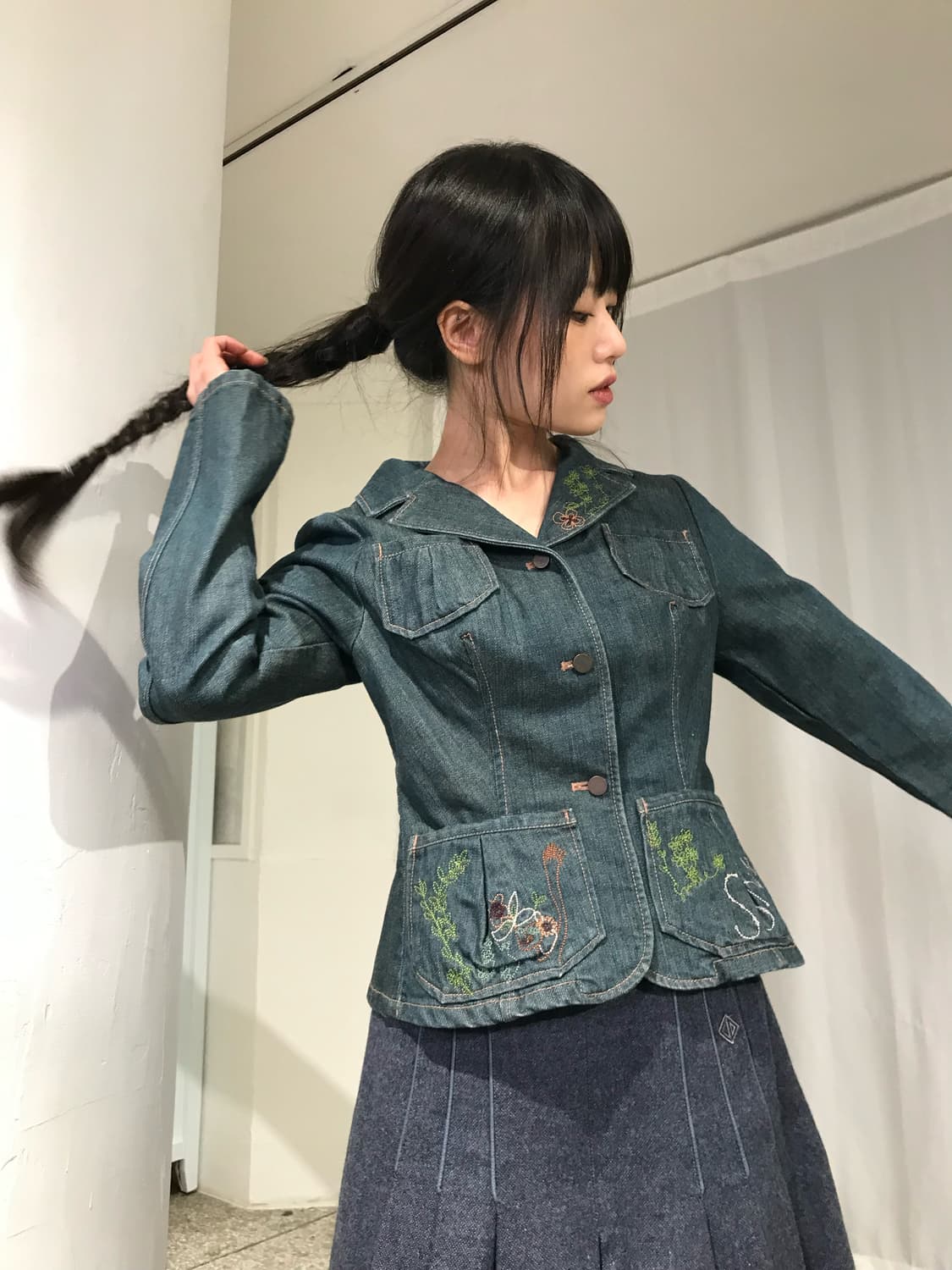 Jocomomola 데님 자켓 상품이미지3