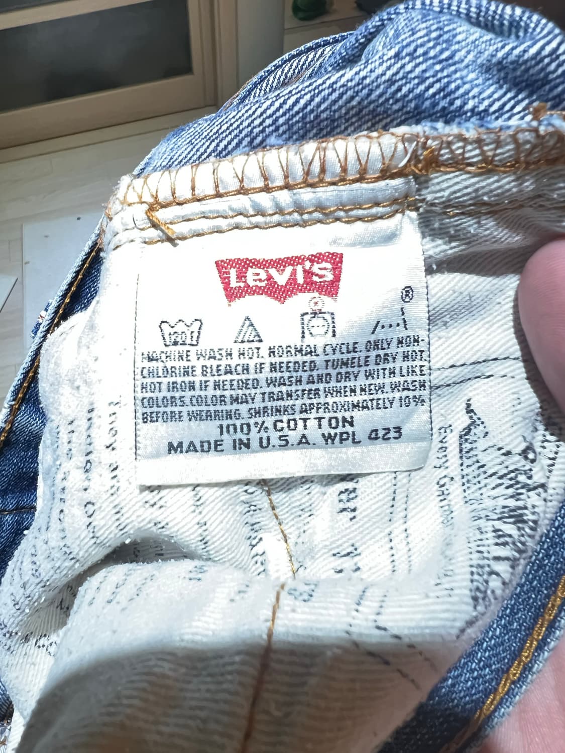 리바이스/ 빈티지 usa 빅E 셀비지 501 데님 팬츠 / 29 상품이미지5