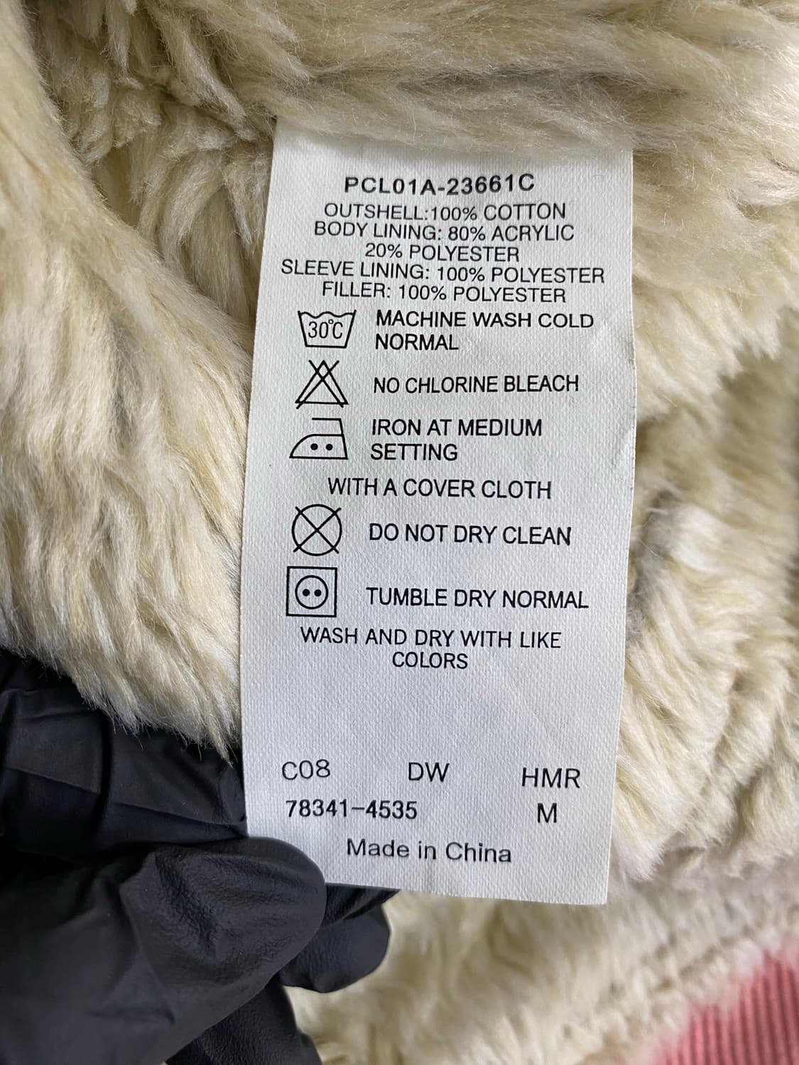 리바이스 코듀로이 핑크 쉐르파 양털 트러커 자켓 M 상품이미지7