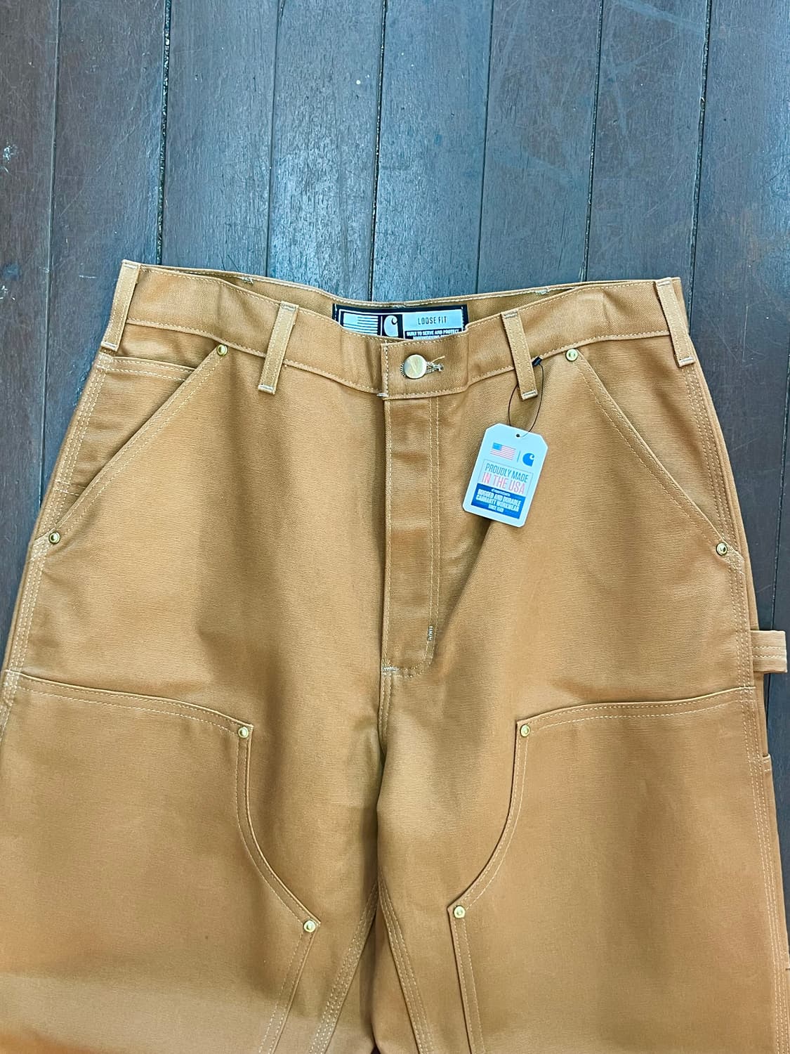 칼하트 루즈핏 더블니팬츠 상품이미지3