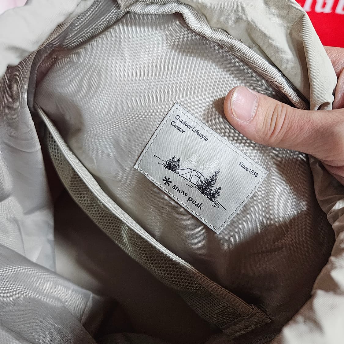 (거의새거) 스노우피크 25ss 미니 캠플 투웨이 백팩 9L size 상품이미지10