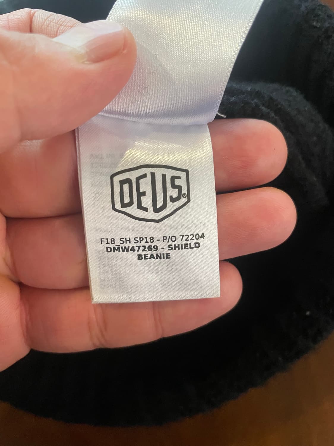 Deus 데우스 비니 블랙 상품이미지7