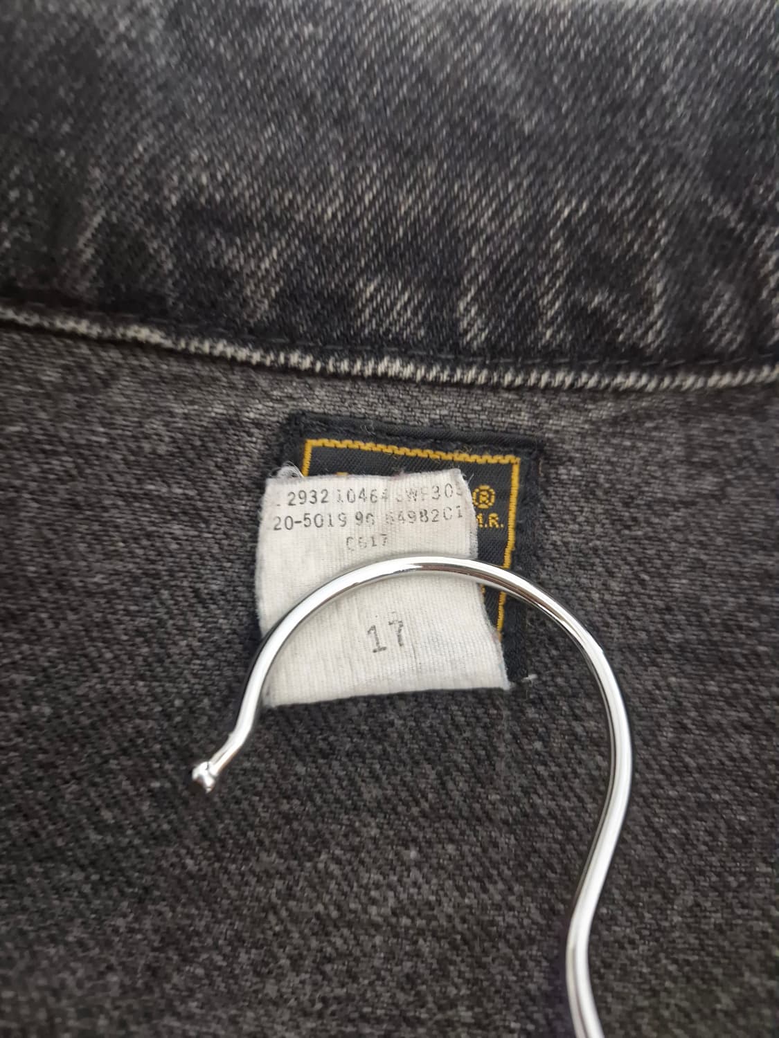 리(LEE)90's USA 블랙 워싱 데님 자켓 상품이미지6