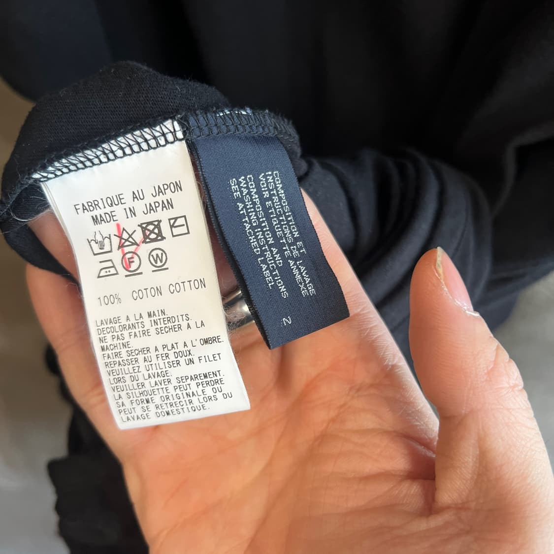 리미 푸 비대칭 인버티드 숏슬리브 티셔츠 상품이미지8