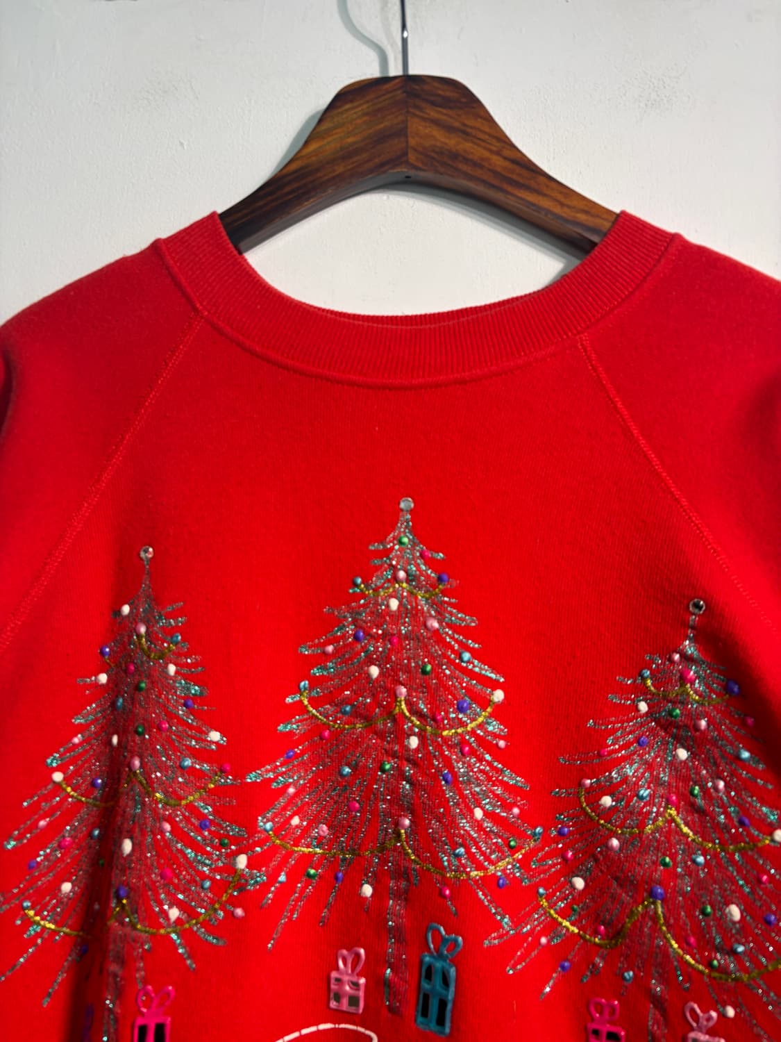 [L~XL] U.S.A. 크리스마스 어글리니트 트리 스웻셔츠 맨투맨  상품이미지3