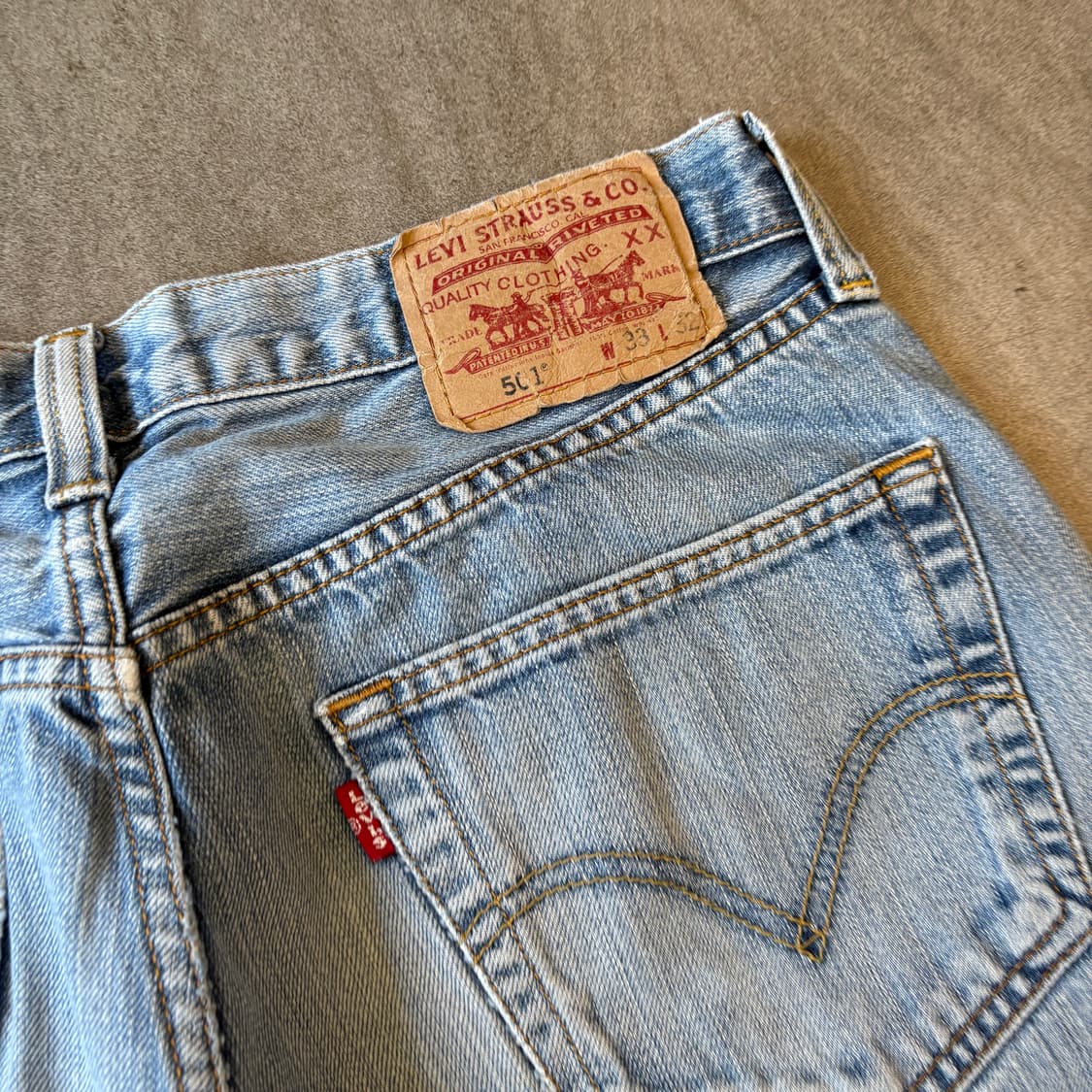 리바이스 정품 501 데님 팬츠 바지 상품이미지10