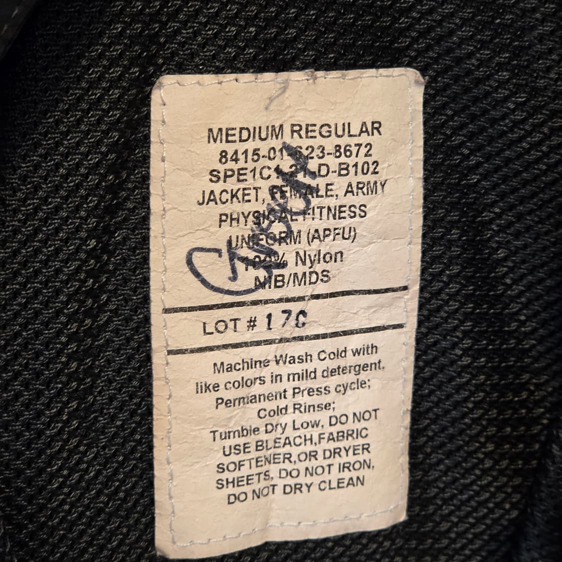 US ARMY APFU 미군 바람막이 상품이미지9